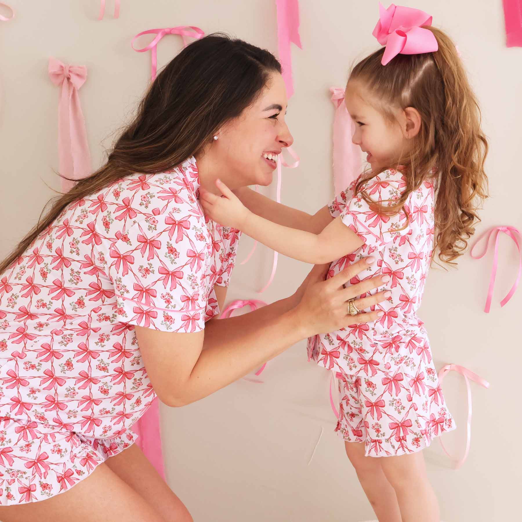  Women's Two Piece Short Lounge Set | Bow Besties、mySite、layawaytickets