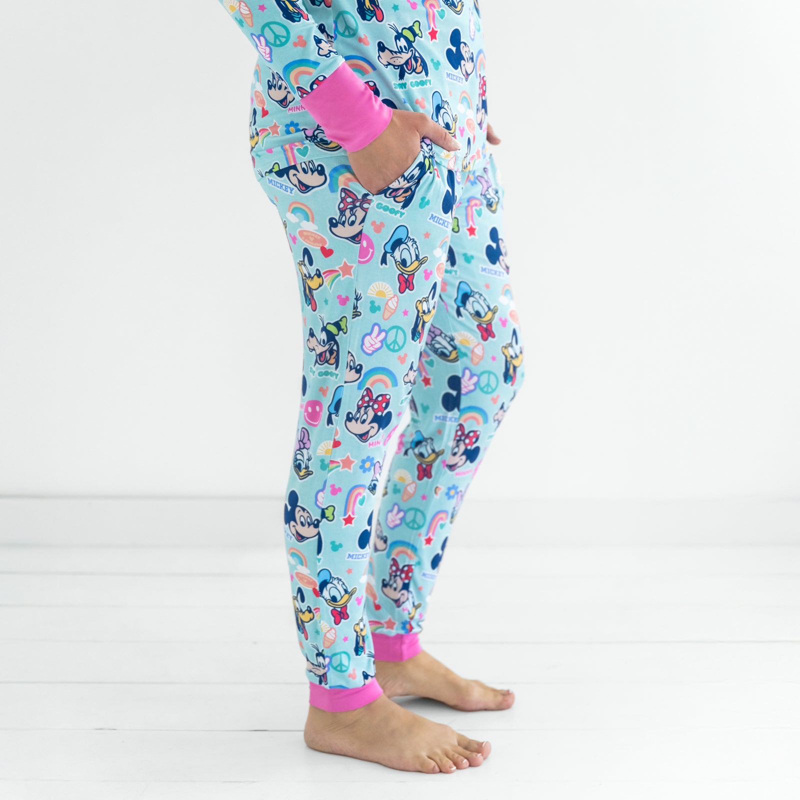  Pink Disney Mickey's Clubhouse Women's Pajama Pants、mySite、layawaytickets