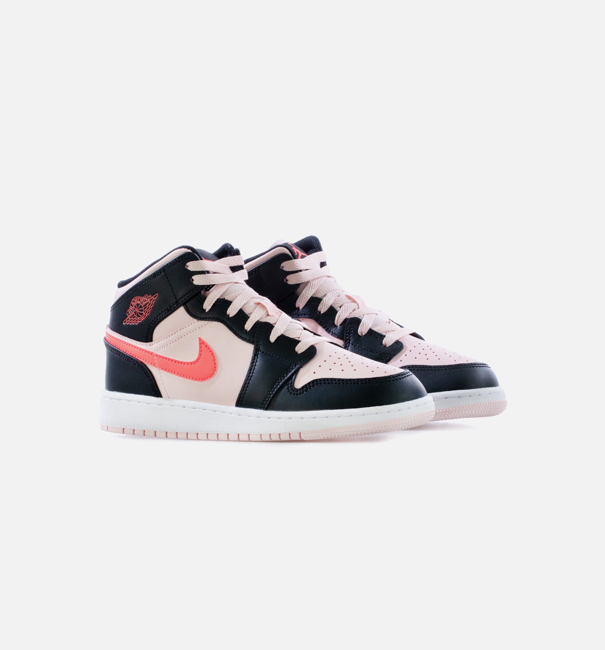 Air Jordan 1 Mid Atmosphere Grade School Lifestyle Shoe - Atmosphere/Black/Infrared、mySite、dreamappss
