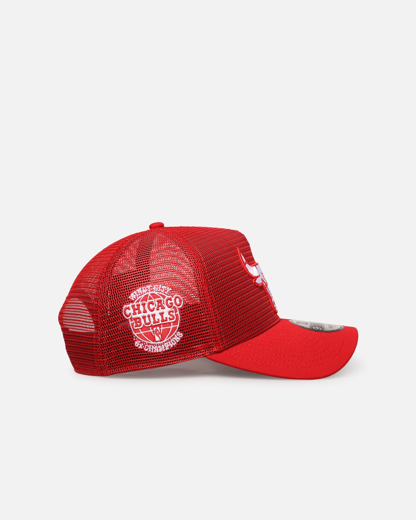 New Era Chicago Bulls 'Polychromatic Mesh' 9FORTY A-Frame Snapback Scarlet、mySite、zt4zffjzw