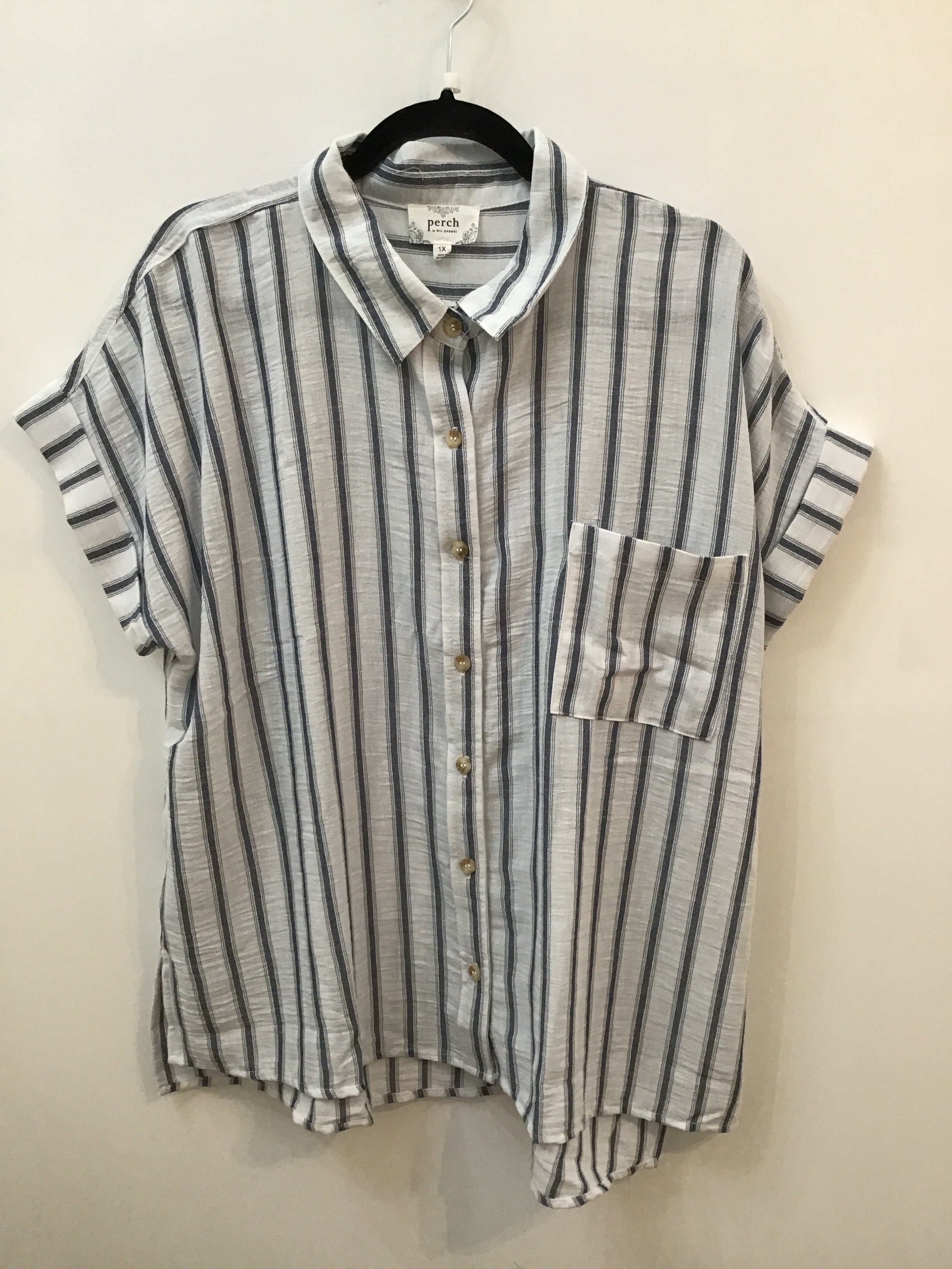 Sally's Striped Button Down、mySite、garagedoors4me