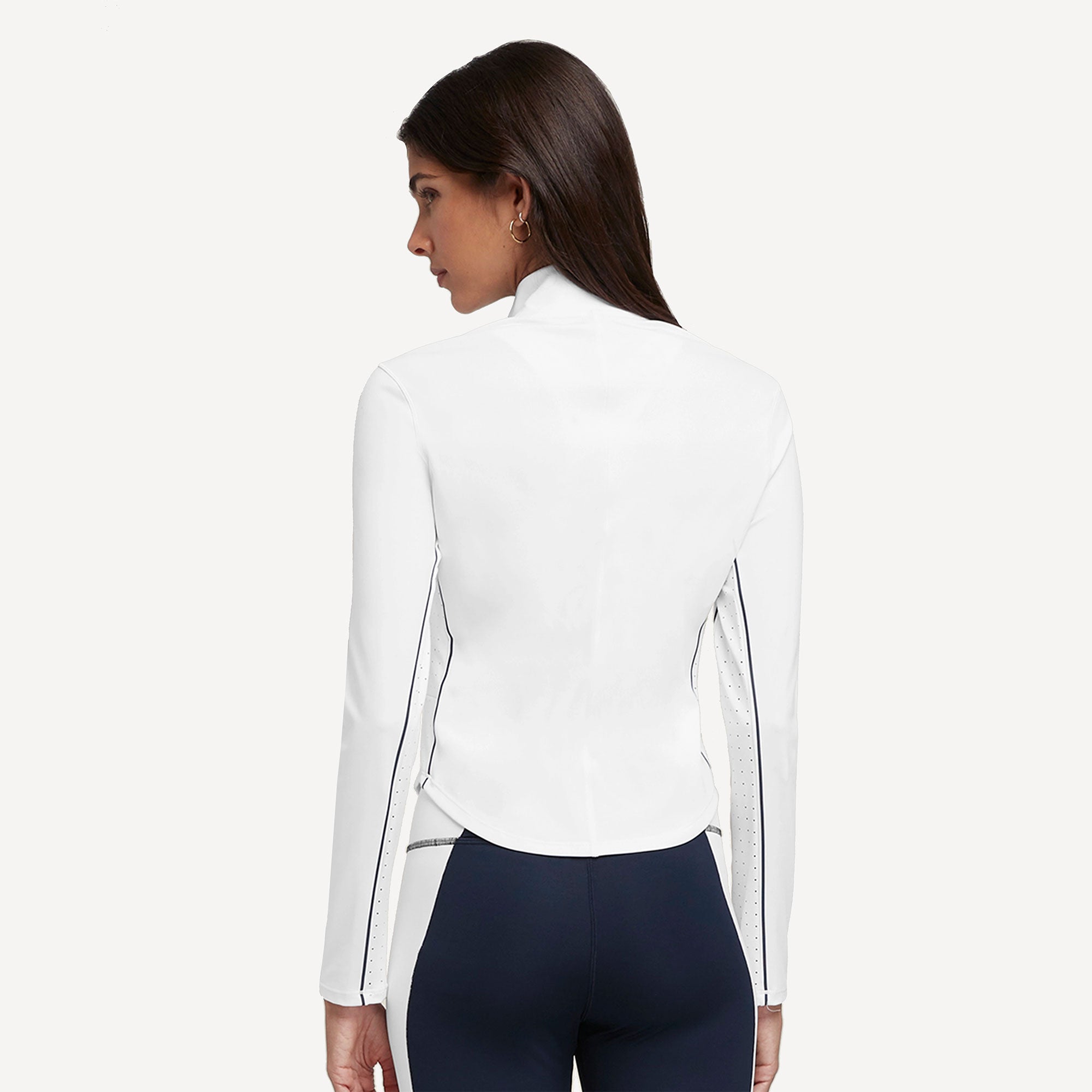 Wilson Brentwood Women's Half-Zip Tennis Midlayer、mySite、neckold