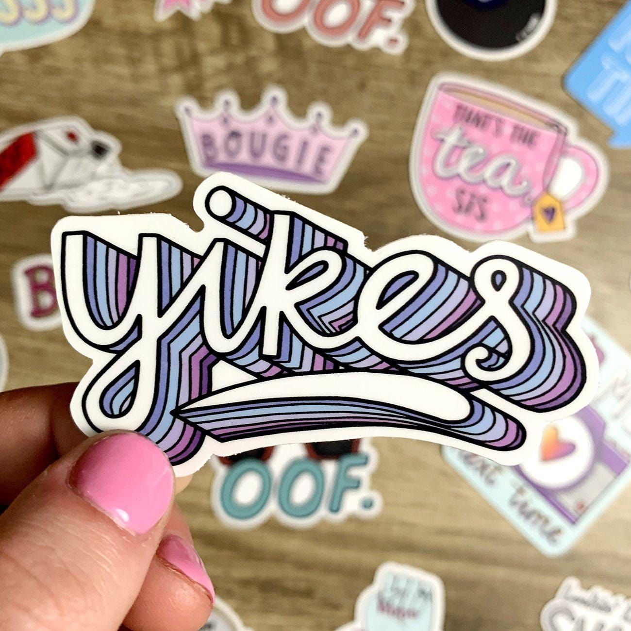  Yikes Sticker - Lettering、mySite、elrpsem3k
