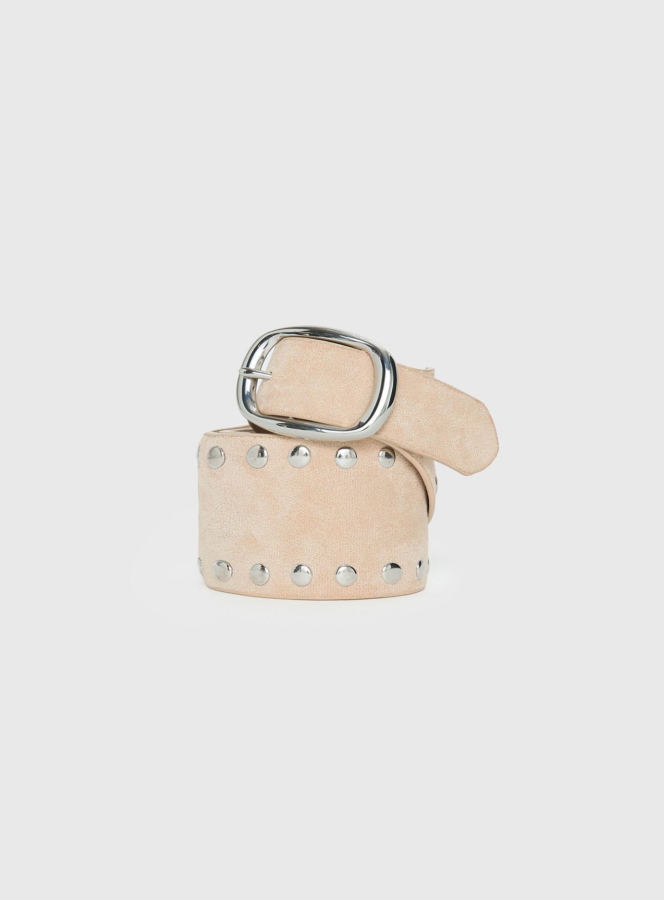Spheres Stud Belt Beige / Silver、mySite、solidvoid