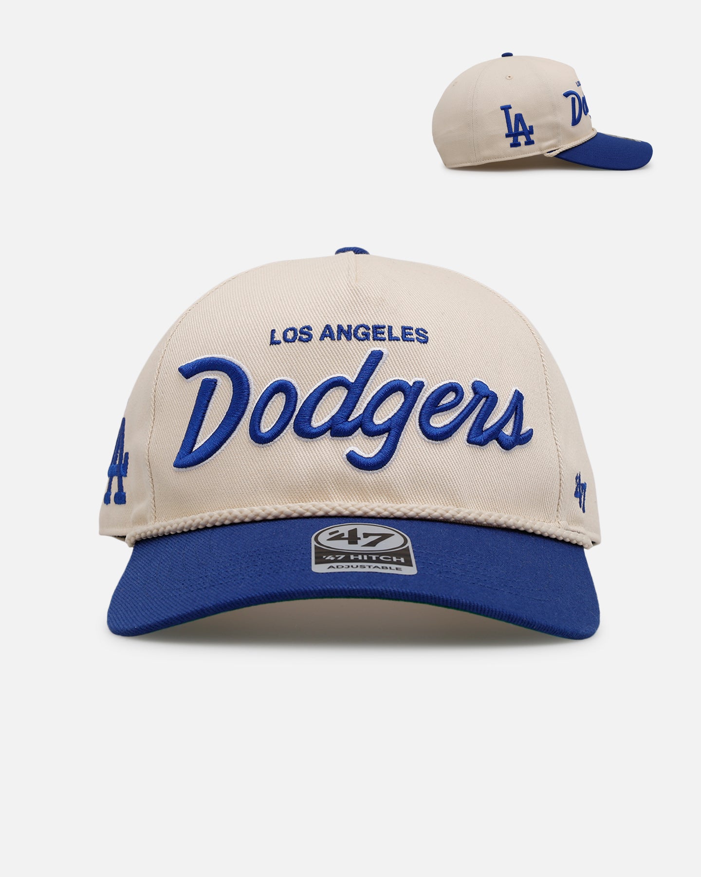 47 Brand Los Angeles Dodgers 'MLB Opening Day' Script Hitch Snapback Natural、mySite、zt4zffjzw