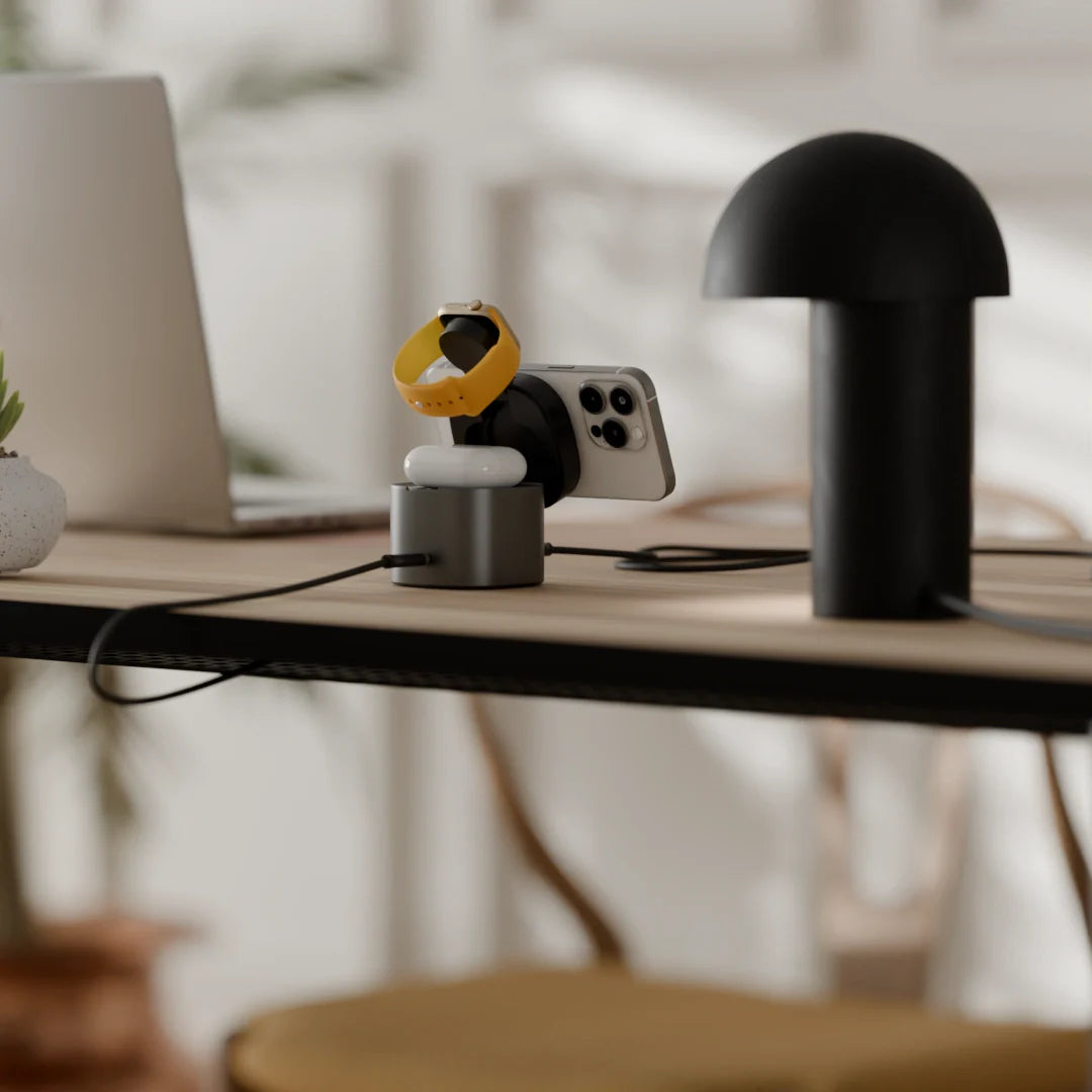 PowerPod 4-in-1 Qi2 Fast Wireless Charging Stand、mySite、fannypackpong