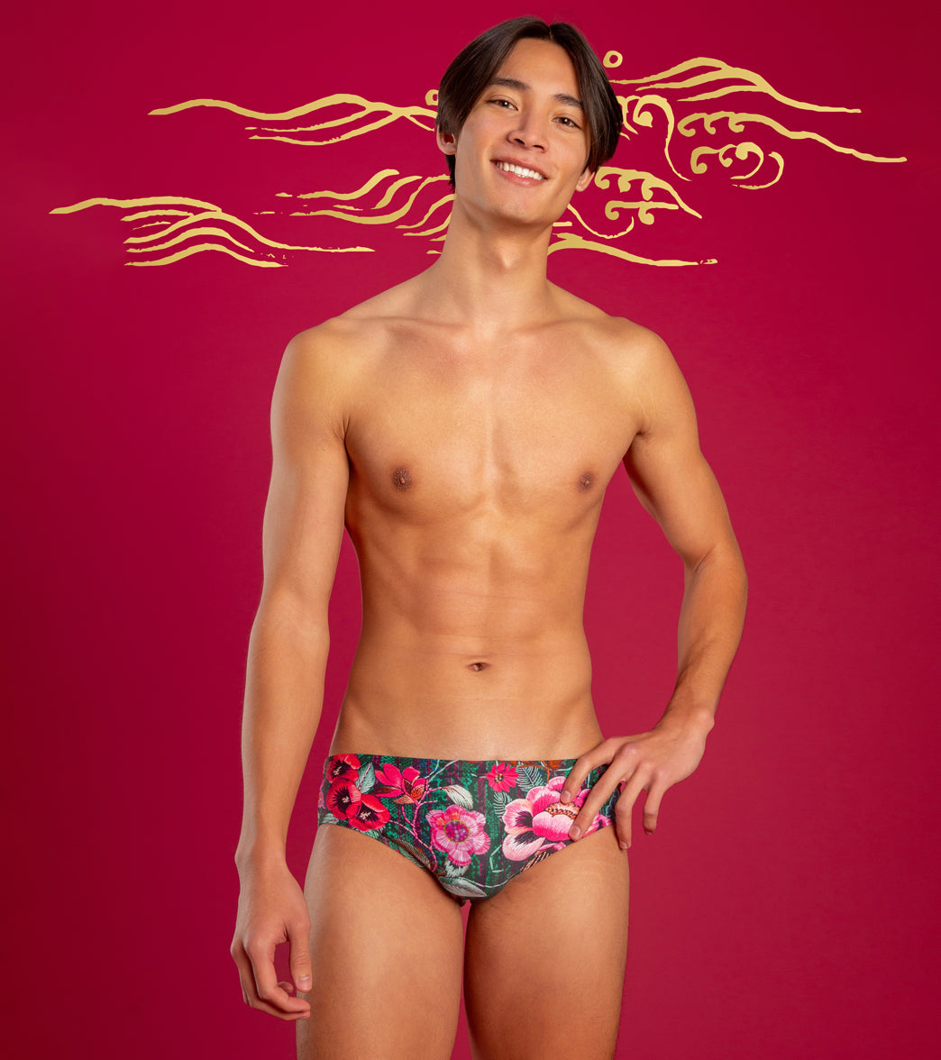 Sporti Limited Edition Garden Snake Brief Swimsuit (26-40)、mySite、noshort