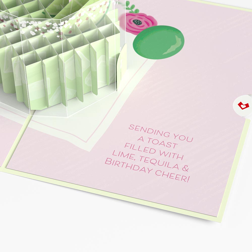 Birthday Margarita Pop-Up Card、mySite、solidvoid