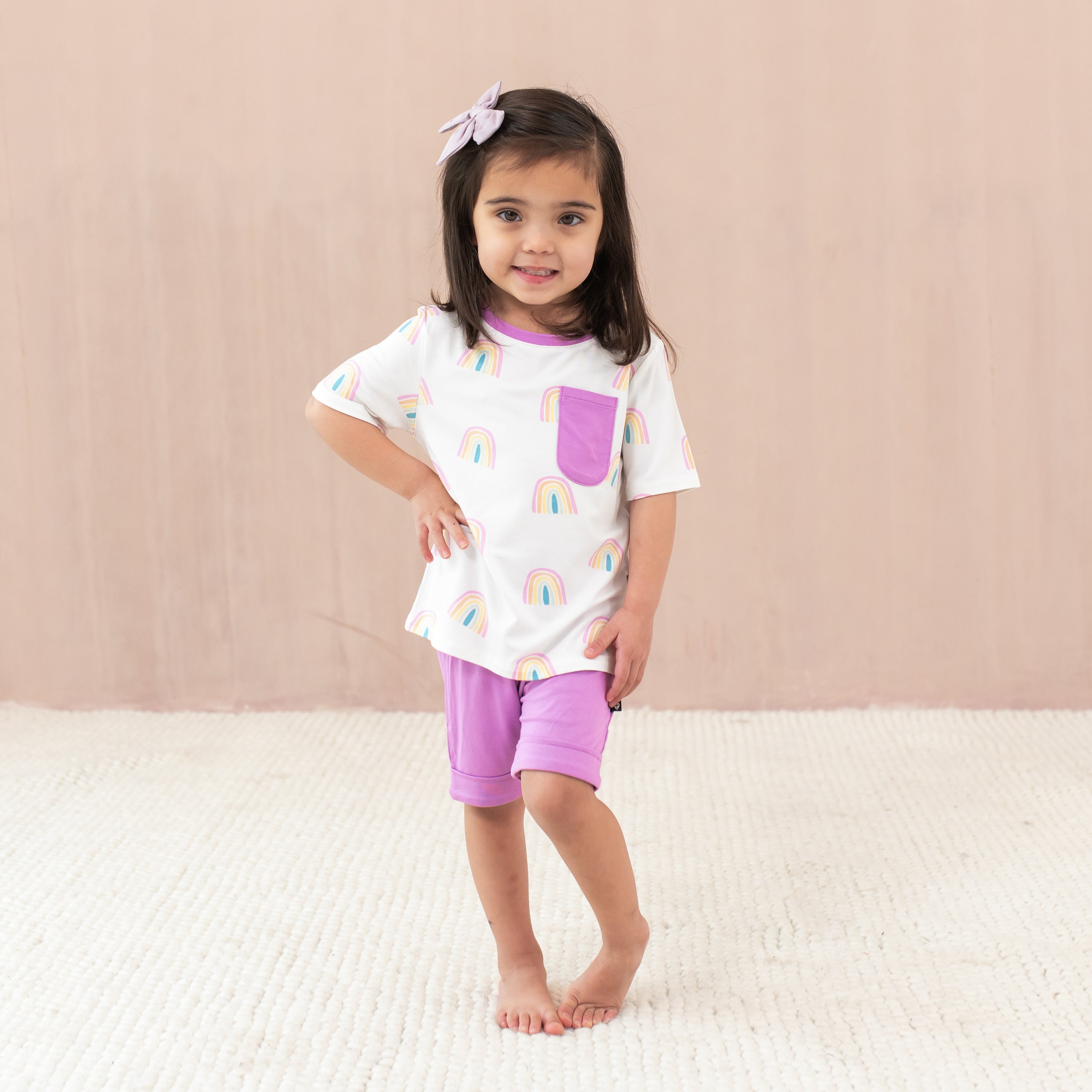  Toddler Crew Neck Tee in Poi Rainbow、mySite、layawaytickets