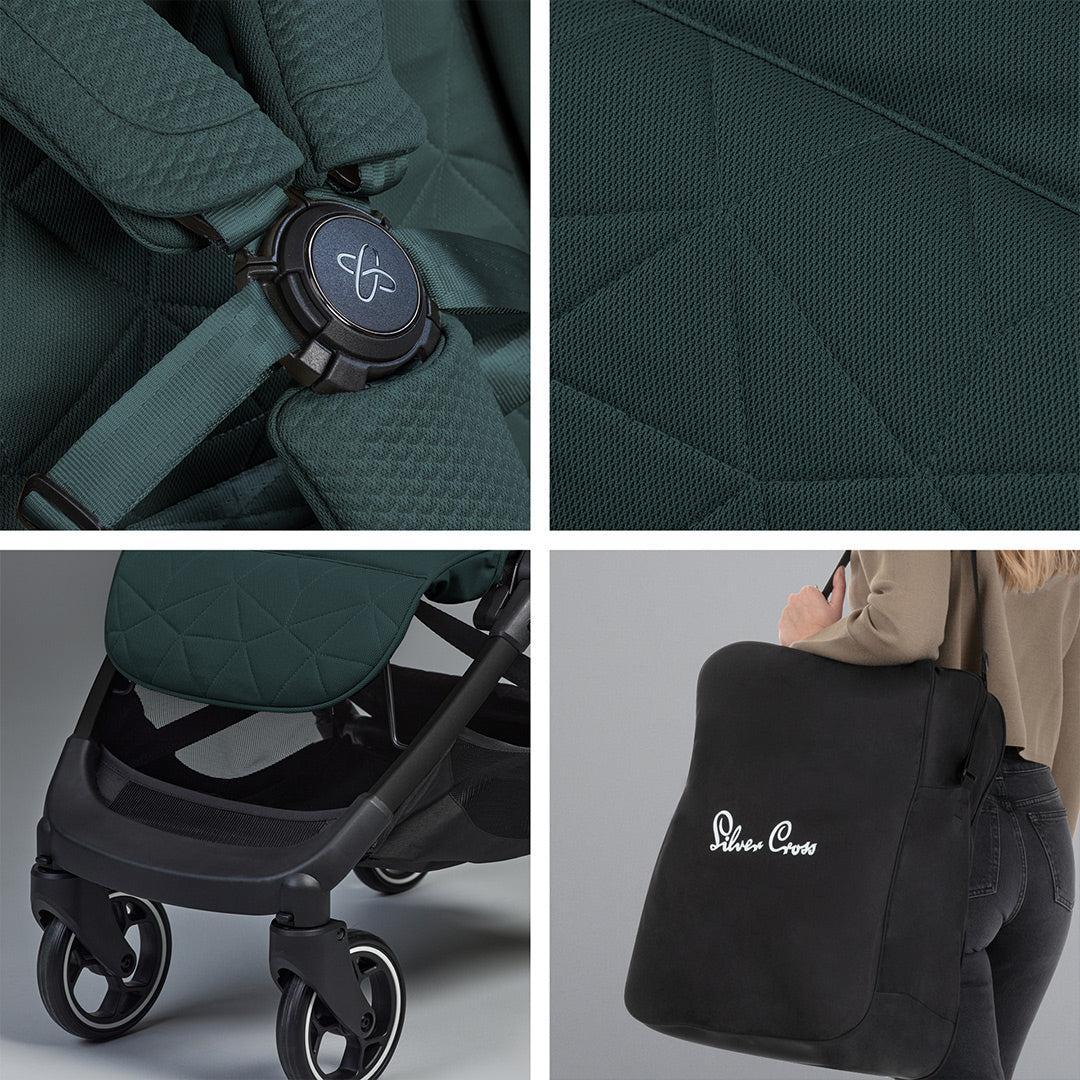  Silver Cross Clic 2 Compact Stroller - Conifer、mySite、merchandisen