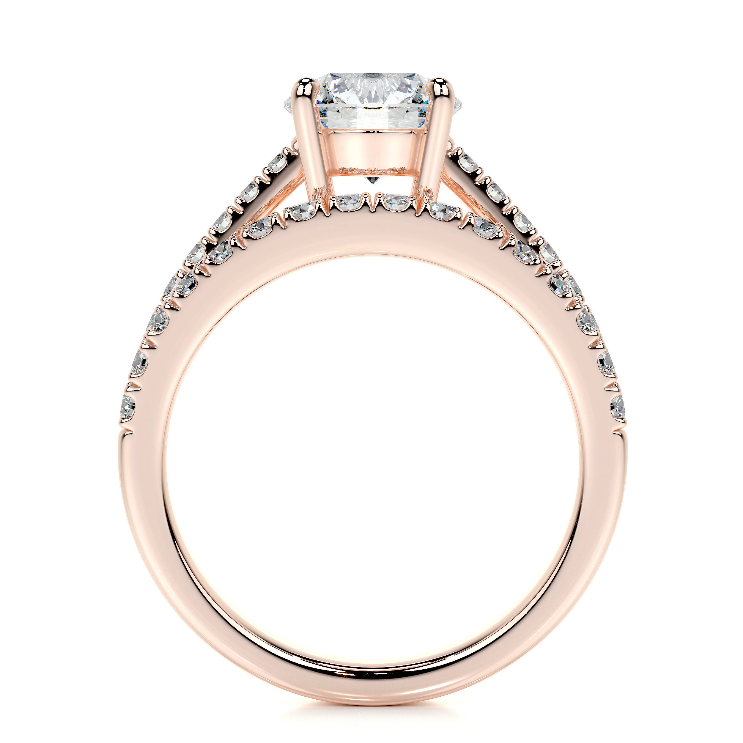 Anna Luxe Lab Grown Diamond Bridal Set -14K Rose Gold、mySite、hinf8tx79