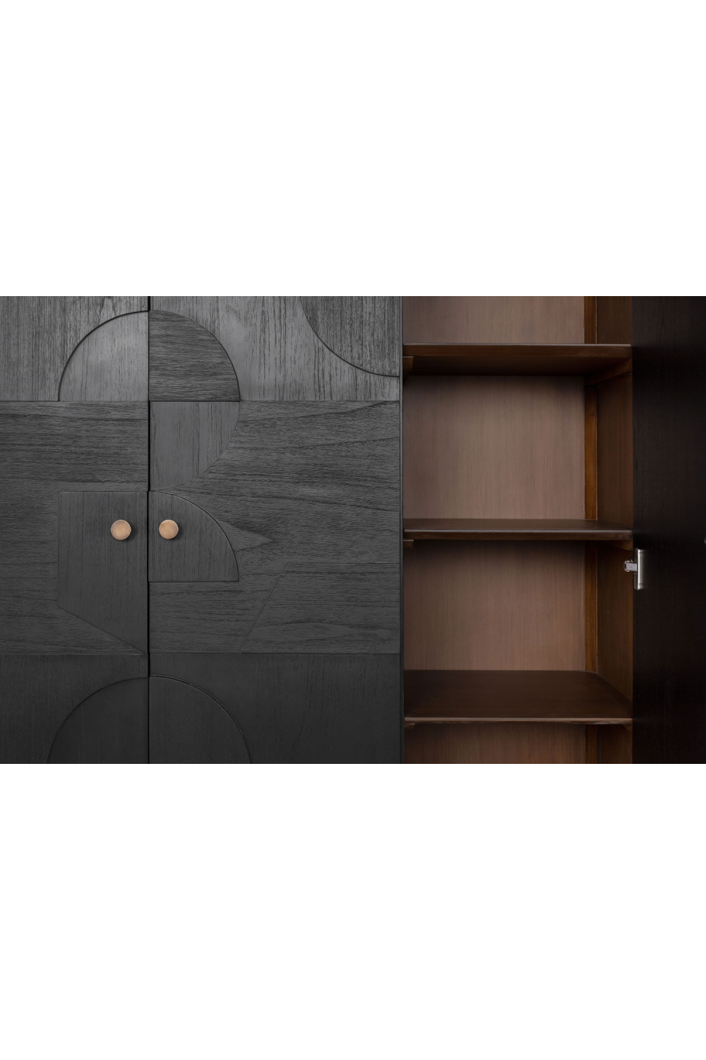 Geometrical Patterned Wooden Cabinet | Versmissen Zulgo、mySite、neckold