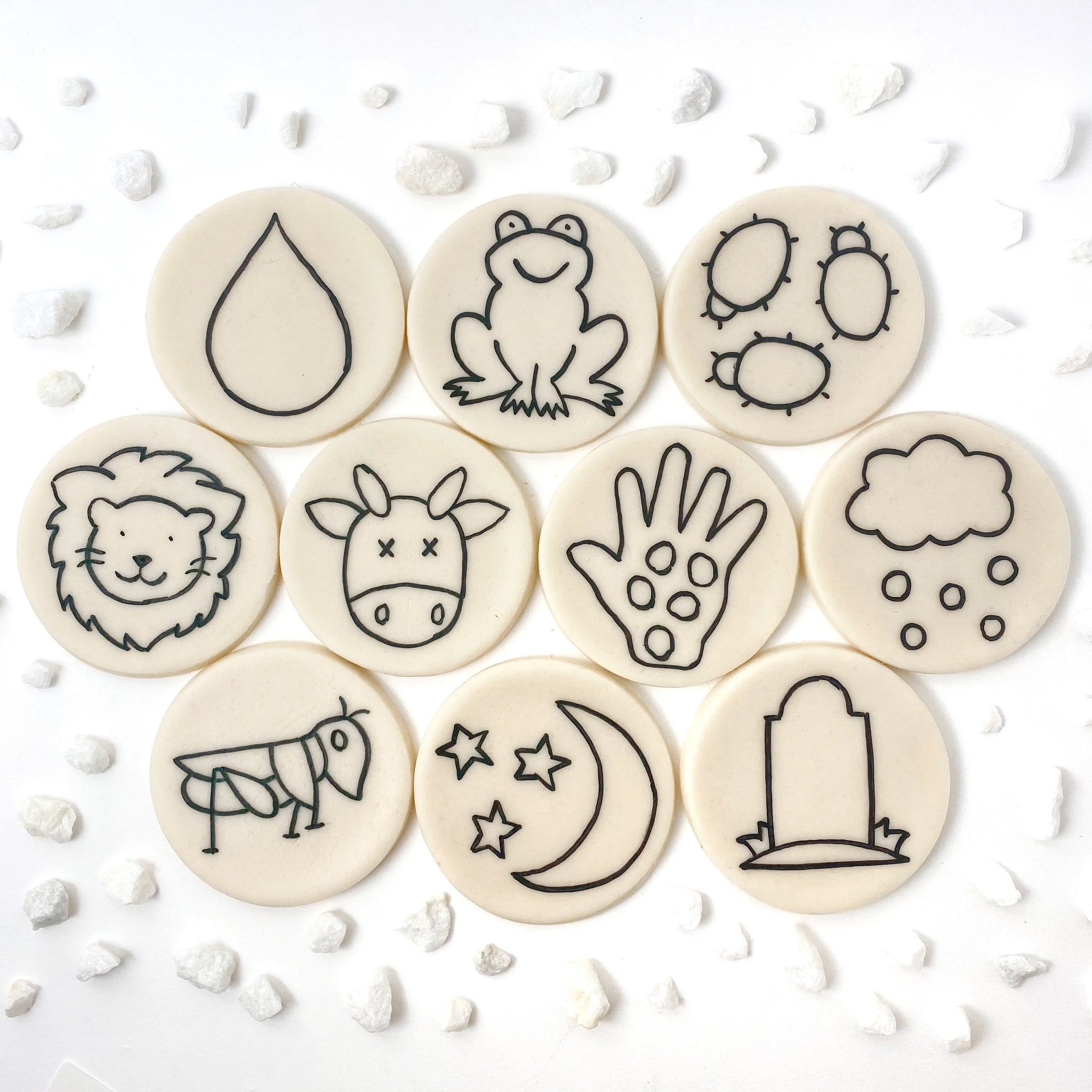 Passover Paint-Your-Own Marzipan Ten Plagues、mySite、topwebapps