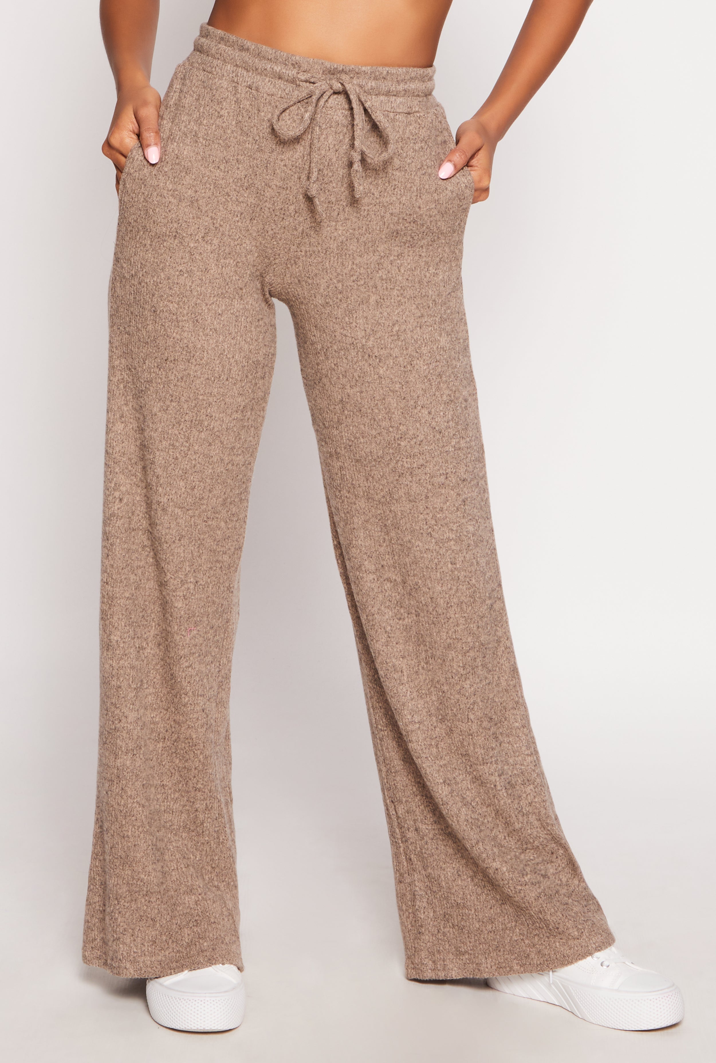 Daisy Ribbed Knit Wide Leg Pants、mySite、camillekostekn