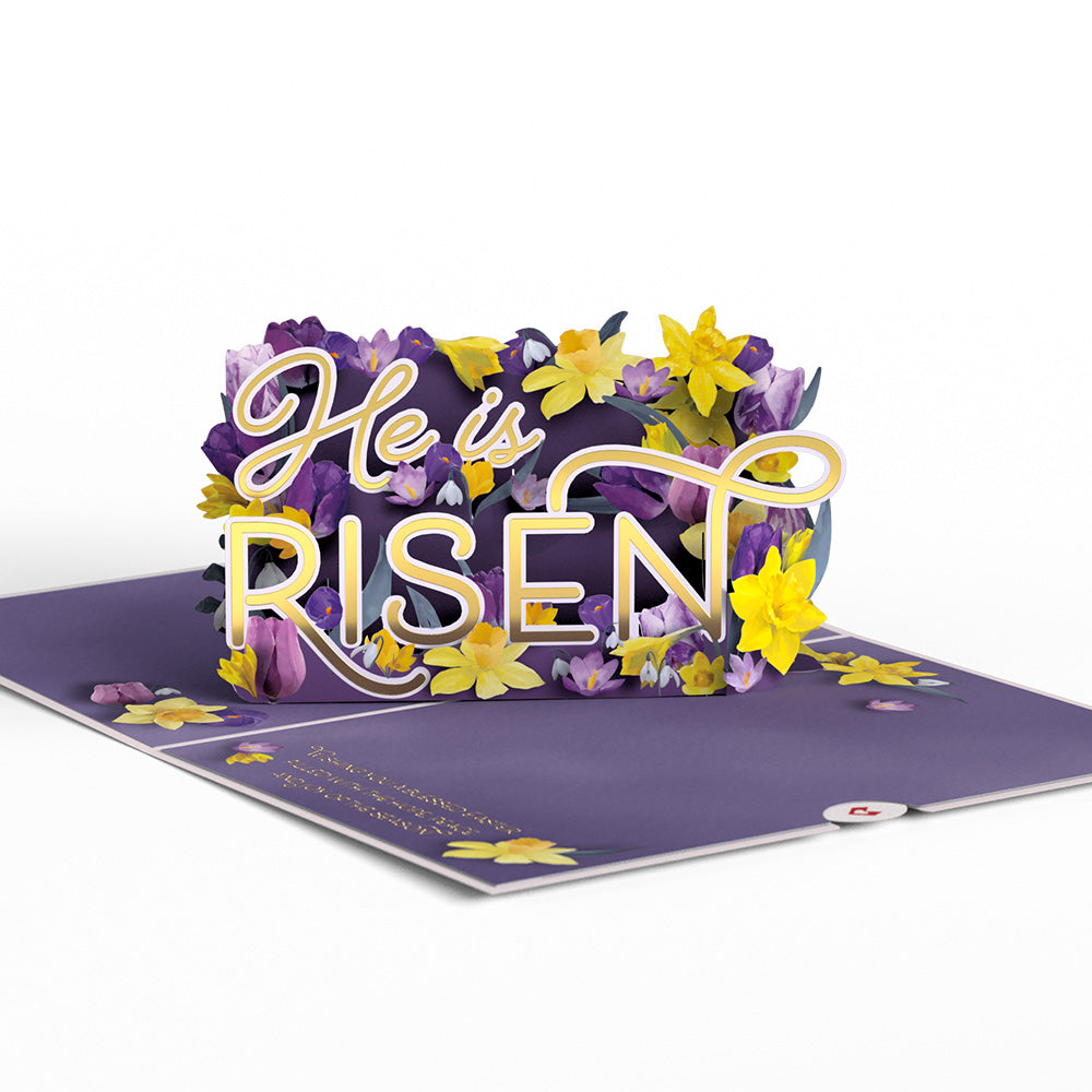 Easter He is Risen Pop-Up Card、mySite、solidvoid