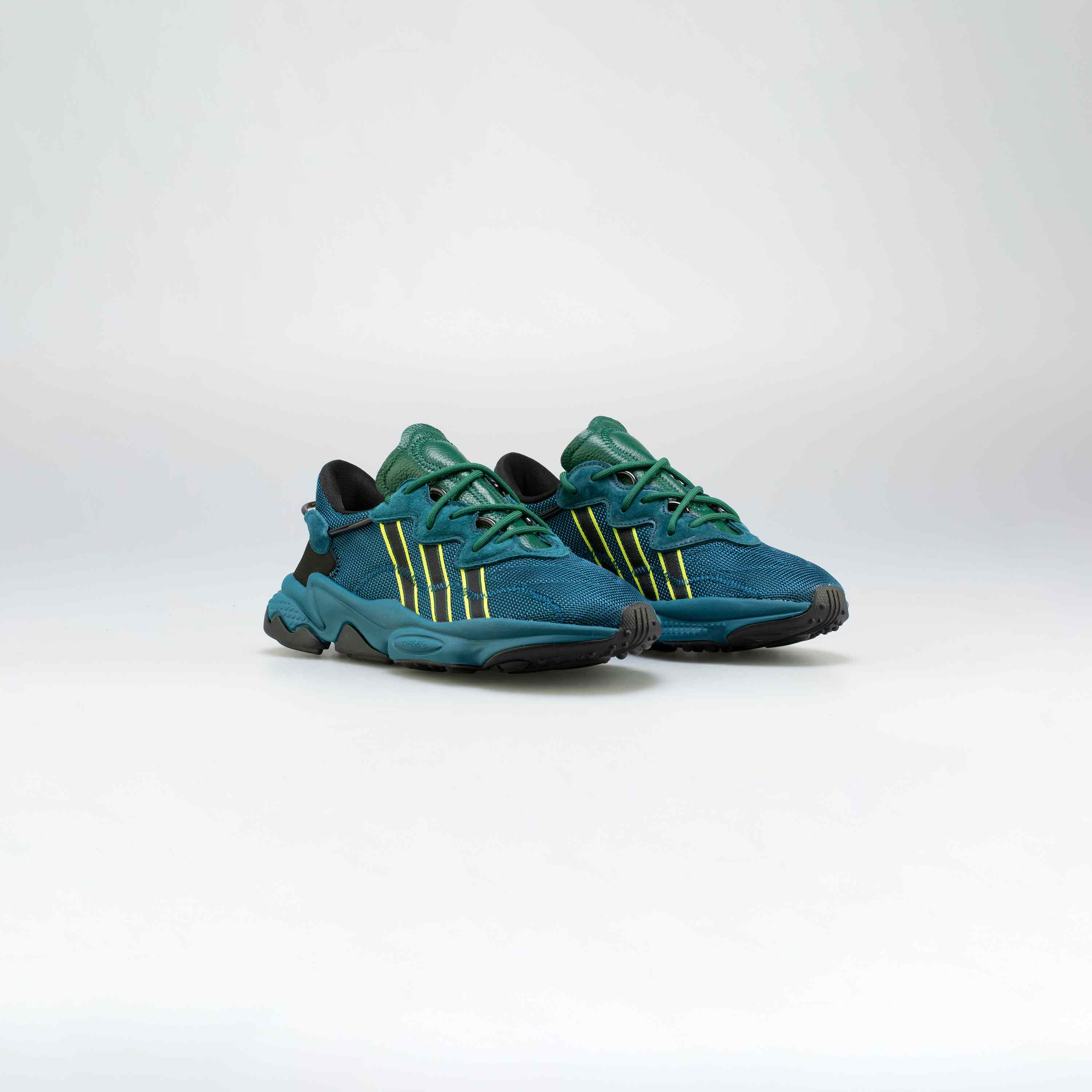 adidas Originals X Pusha T Ozweego Mens Running Shoe - Navy/Green/Balck、mySite、dreamappss