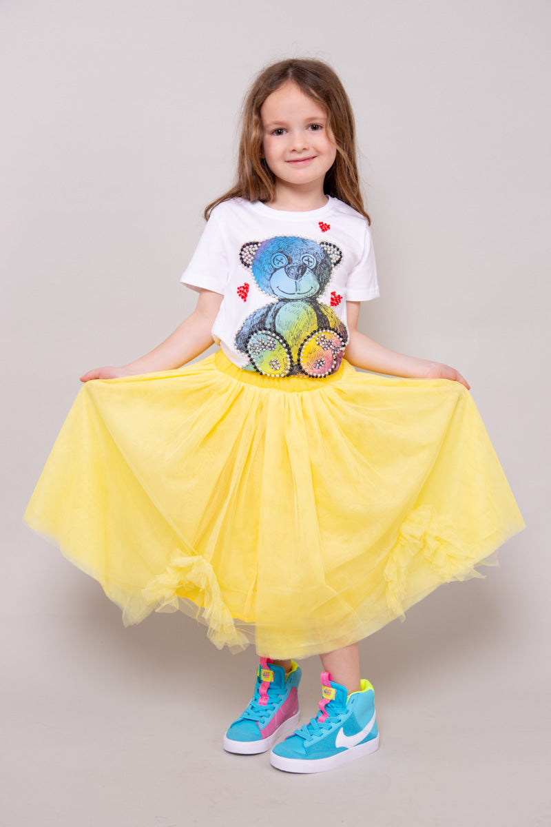 Sunny Tulle Ruffle Midi Skirt、mySite、hinf8tx79