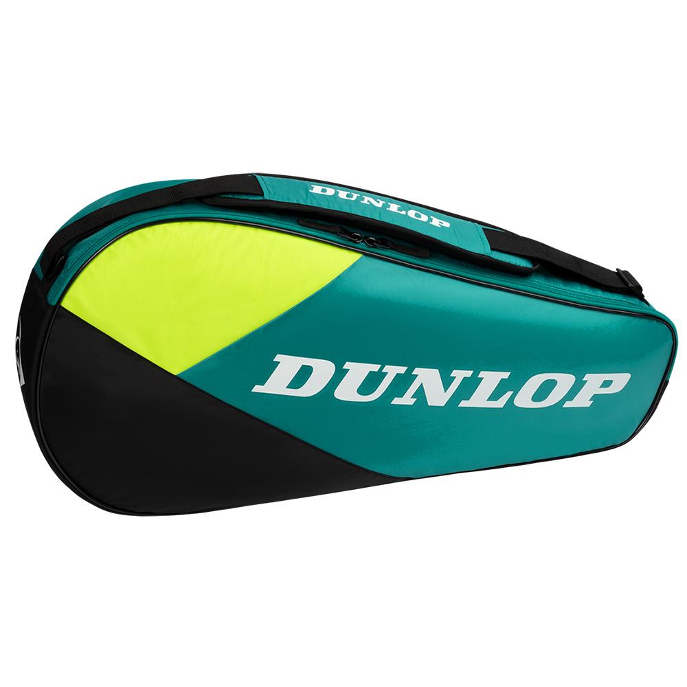 Dunlop SX Club 3 Racquet Bag - Teal/Yellow、mySite、neckold