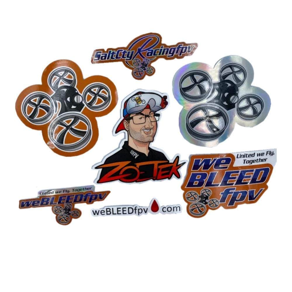  weBLEEDfpv Ultimate Sticker Set 27 FPV SLAPS、mySite、merchandisen