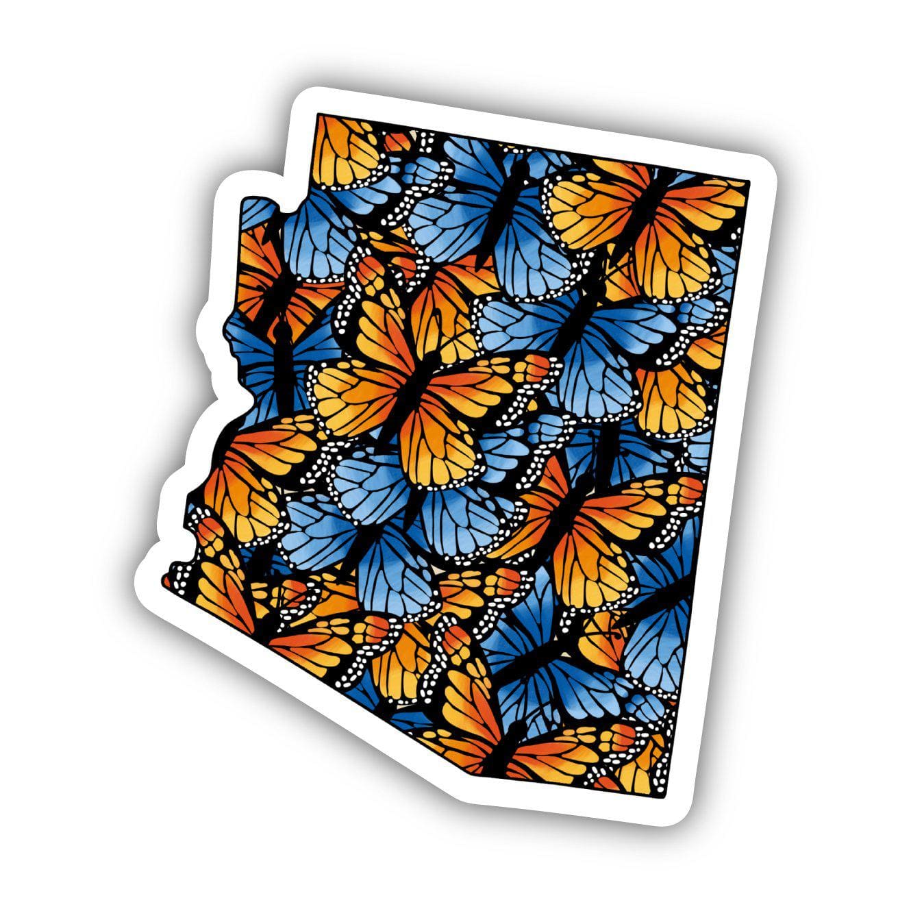  Arizona Butterfly Pattern Sticker、mySite、elrpsem3k