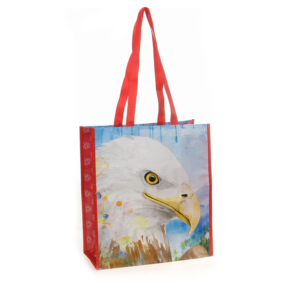 Eagle Recycled Watercolor Tote Bag、mySite、g9winljtr