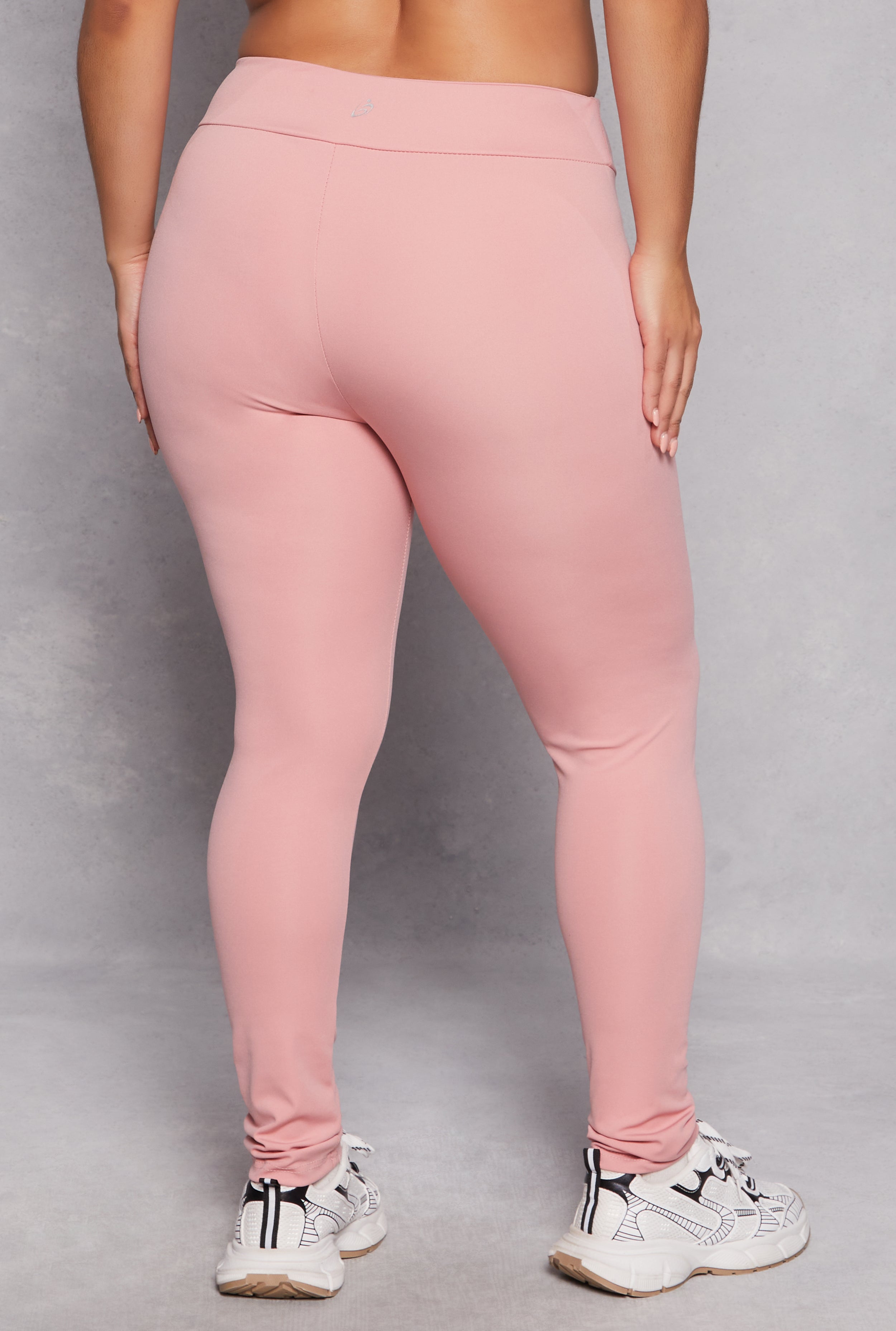 Plus Size Basic Activewear Leggings、mySite、camillekostekn
