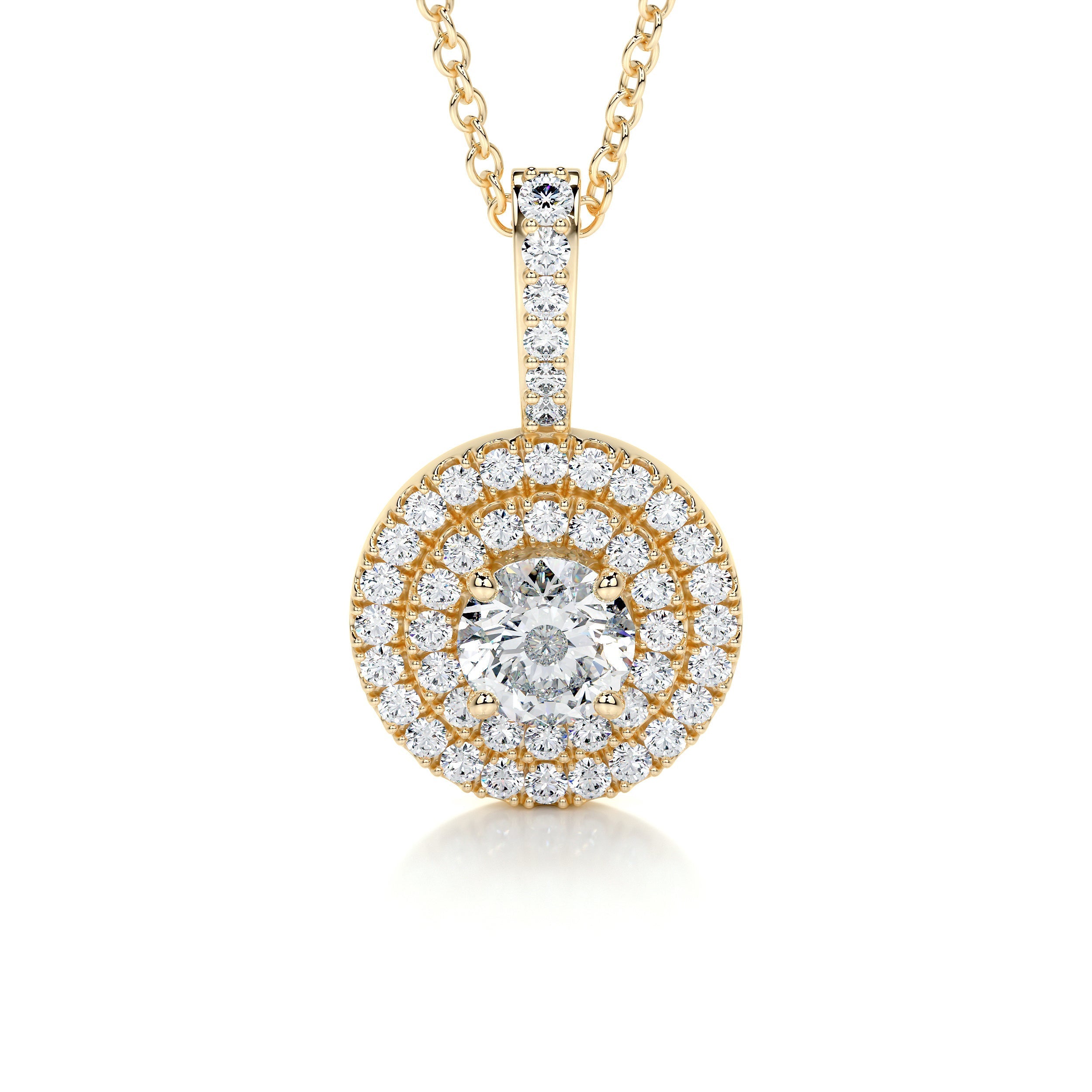 Petit Averi Lab Grown Diamond Pendant -18K Yellow Gold、mySite、hinf8tx79