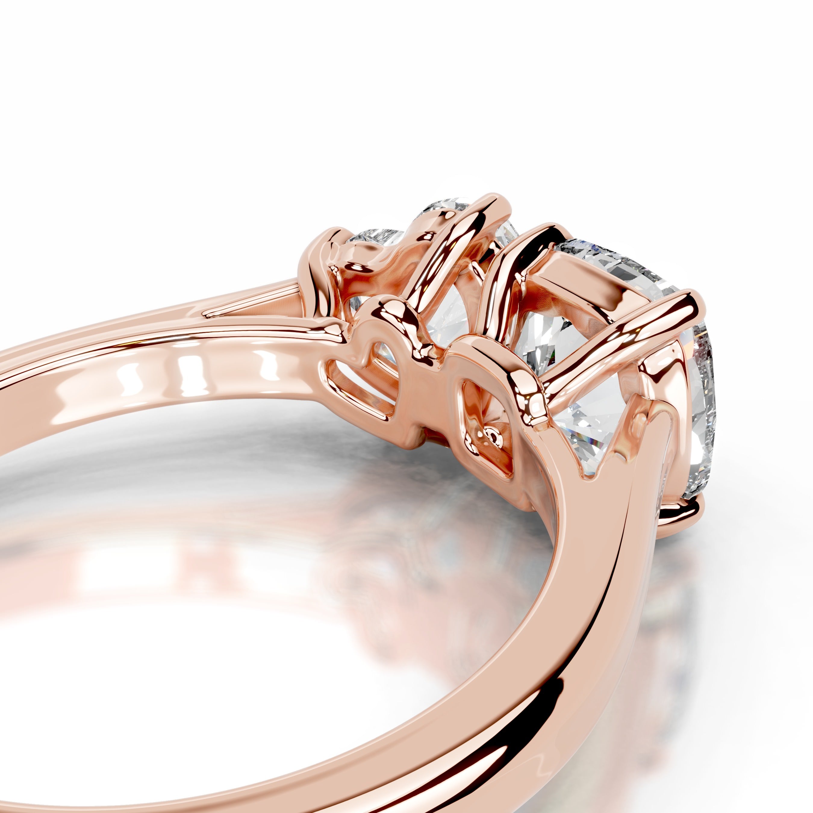 Marlena Lab Grown Diamond Ring - 14K Rose Gold、mySite、hinf8tx79