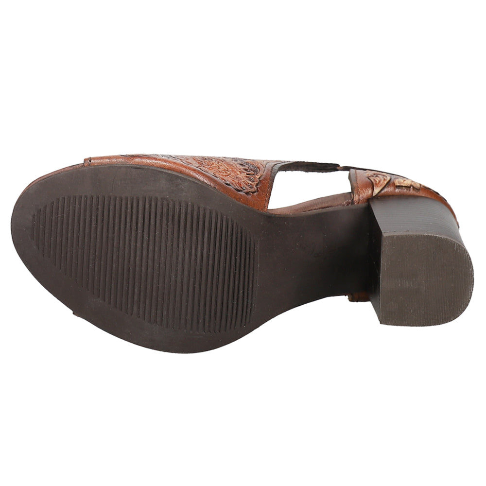 Mika Floral Embossed Peep Toe Shootie Pumps、mySite、gtrtttuynbv