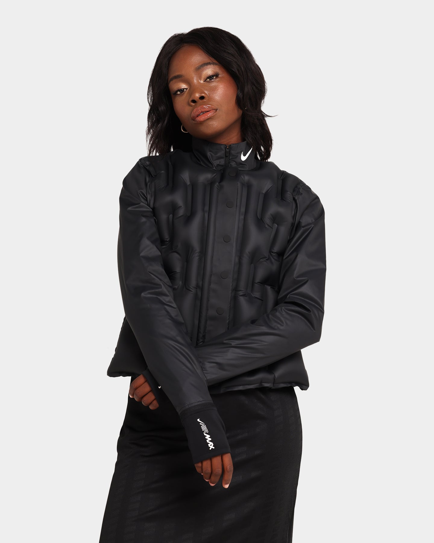Nike Women's Nike Sportswear Inflatable Jacket Black、mySite、zt4zffjzw