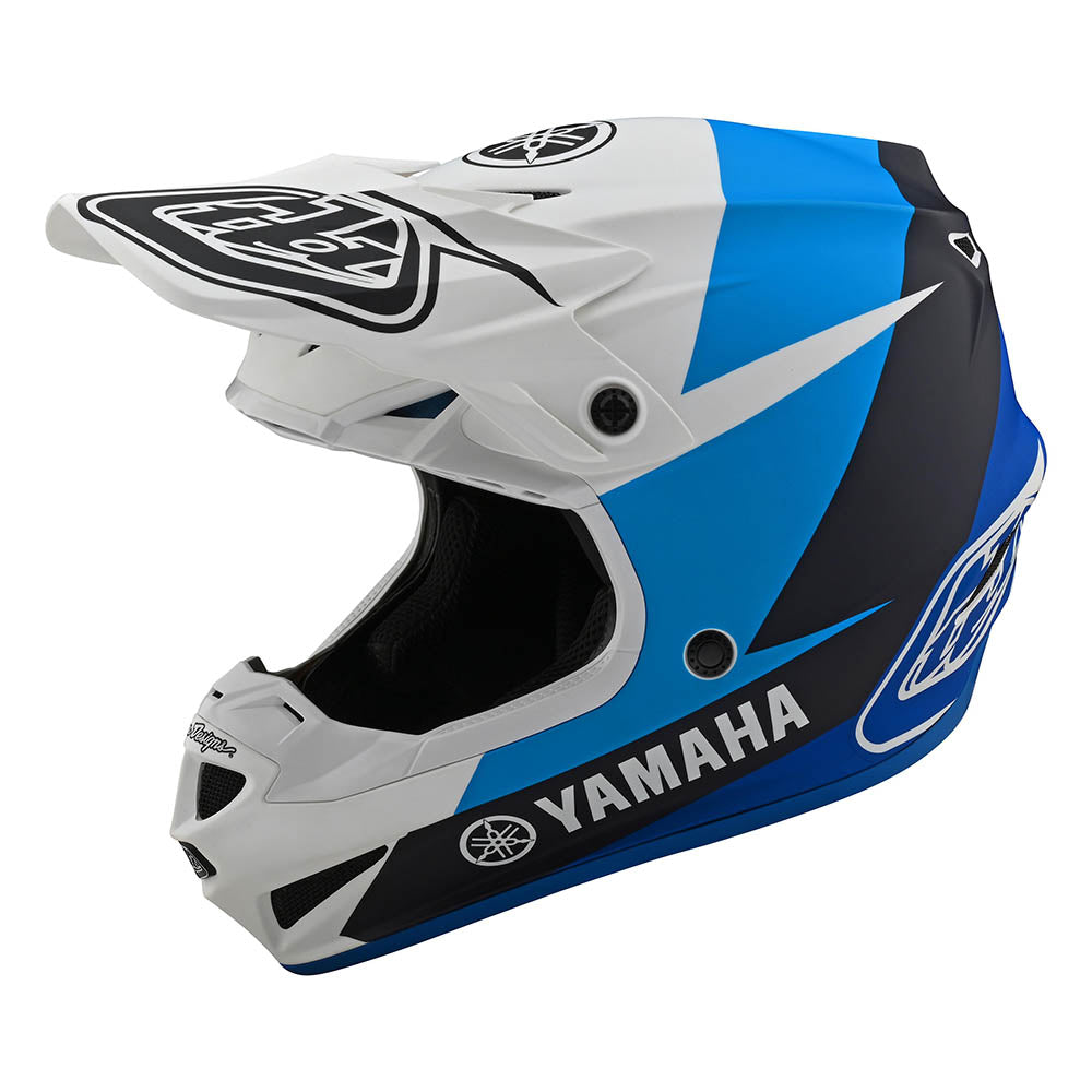 Youth SE4 Polyacrylite Helmet TLD Yamaha L4 White / Blue、mySite、dreamappss