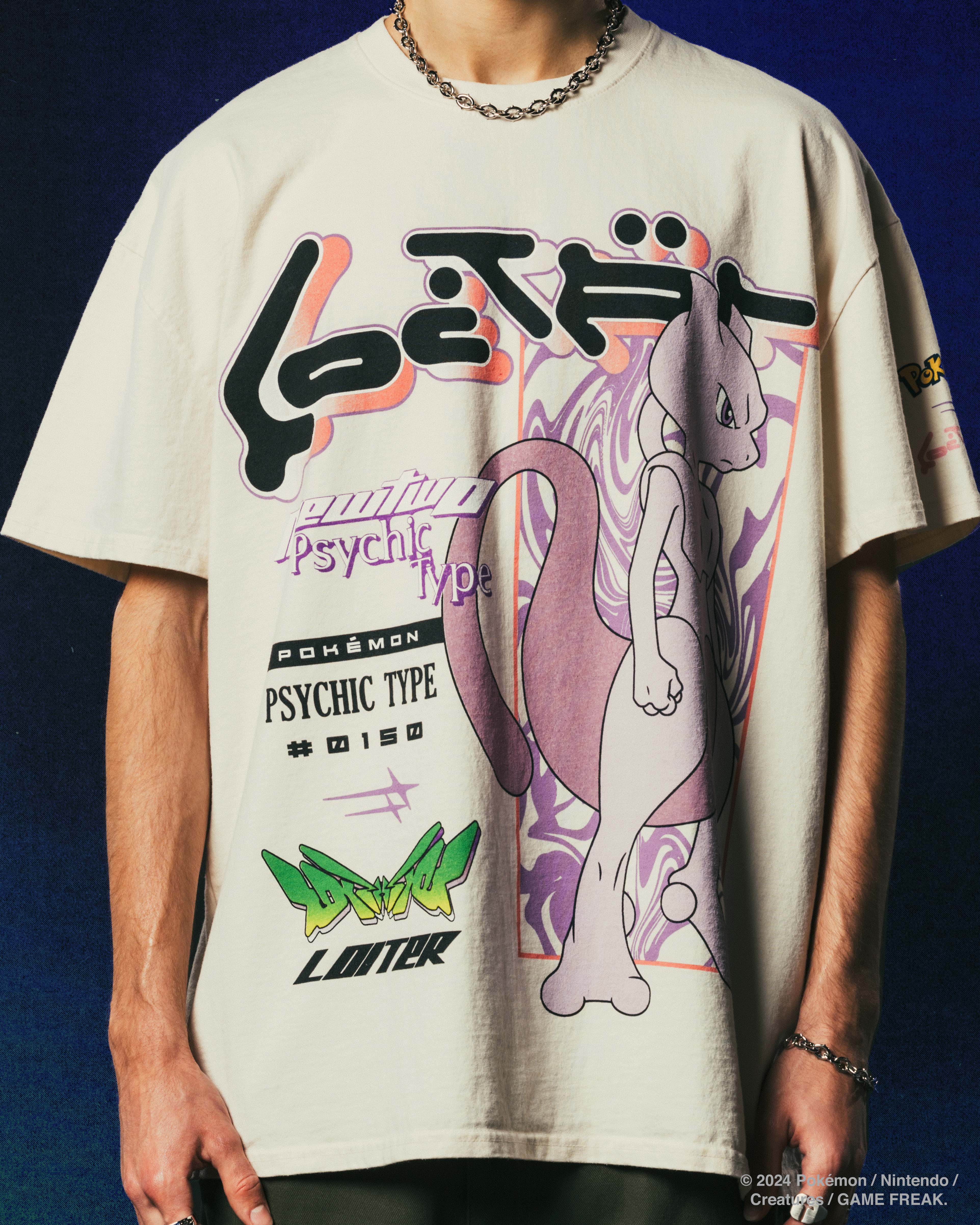 Pokémon By Loiter Mewtwo Heavyweight T-Shirt Off White、mySite、zt4zffjzw