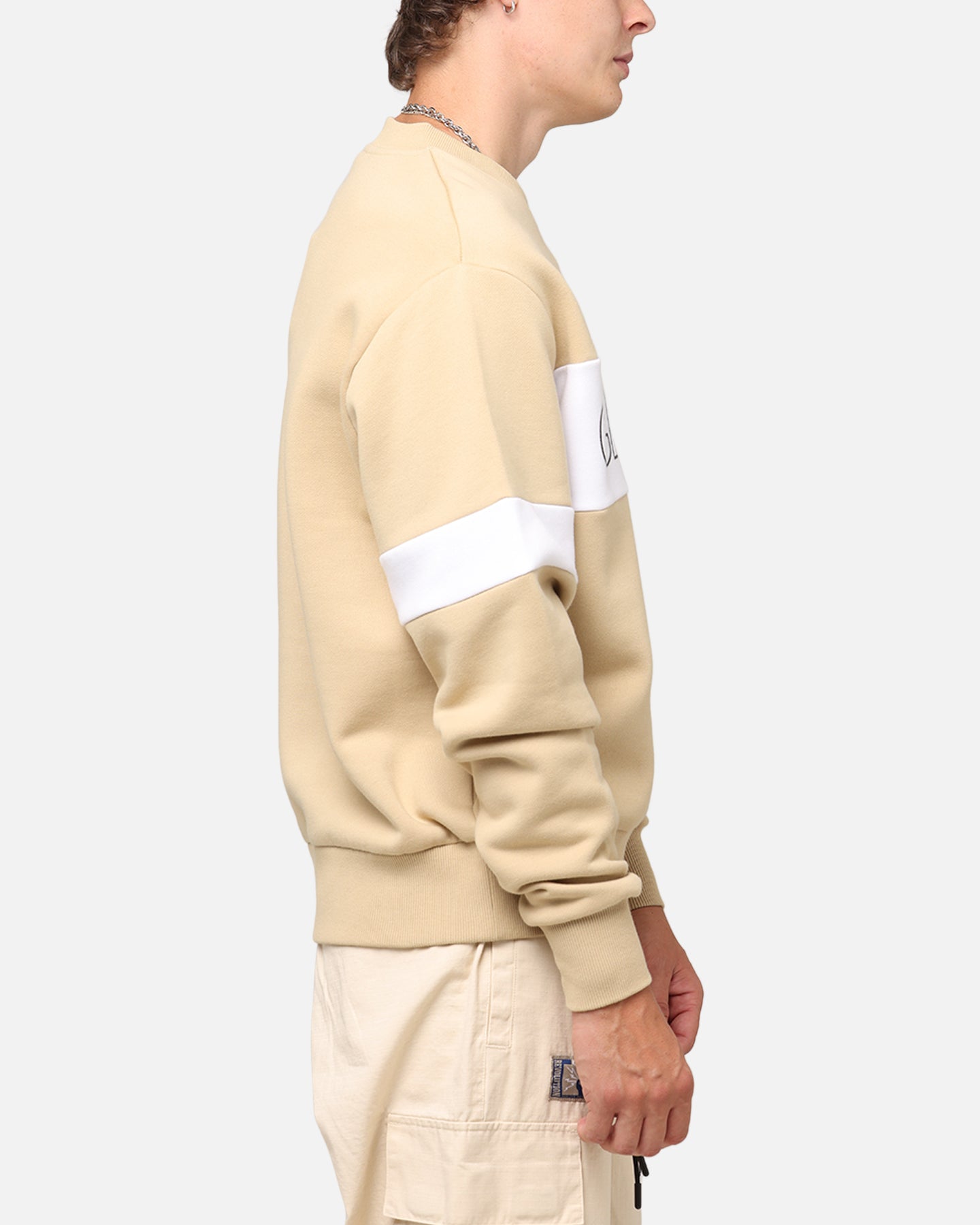 Carre Bars Crewneck Stone/White、mySite、zt4zffjzw