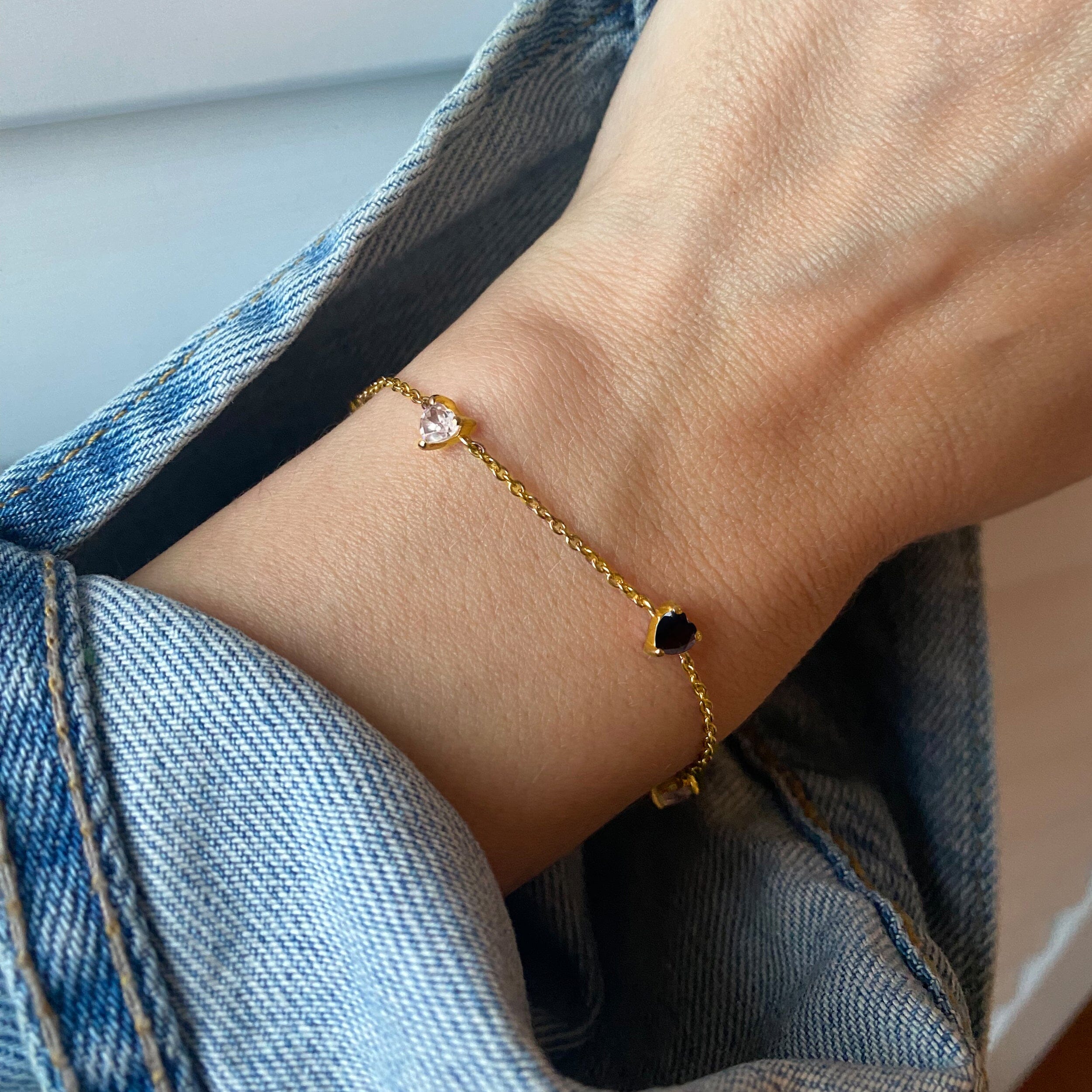 Black Onyx Never Without My Gem Bracelet - December Birthstone、mySite、hinf8tx79