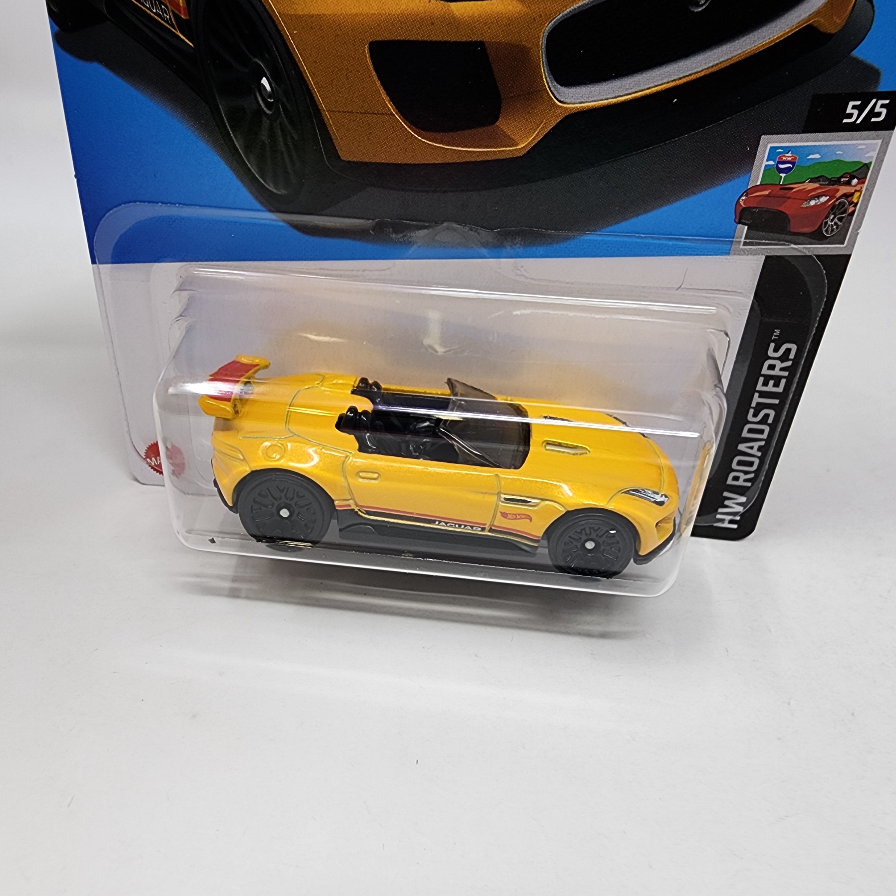 '15 Jaguar F-Type Project 7 * Yellow Dollar General * 2024 Hot Wheels Basic w/ Factory Holo、mySite、hgirdovlk