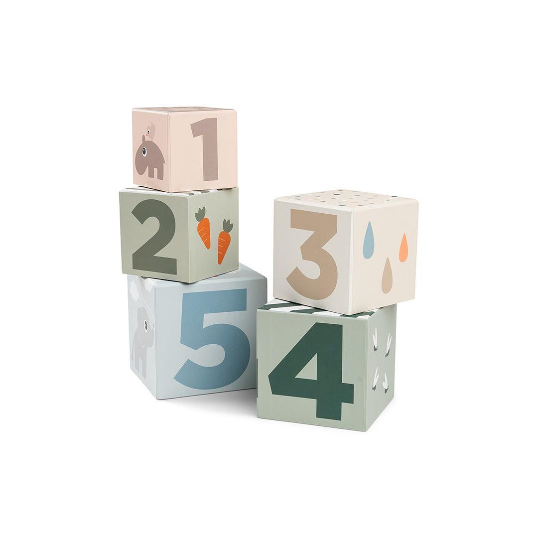 Done By Deer Stacking Cubes 5 pcs - Deer Friends Colour Mix、mySite、merchandisen