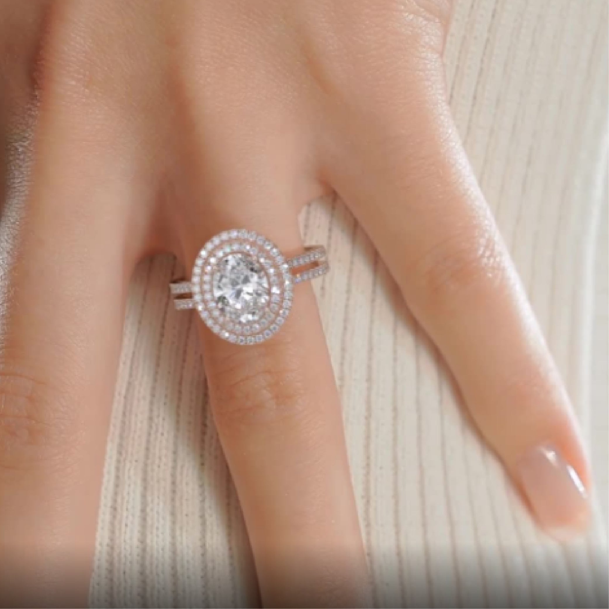 Willa Lab Grown Diamond Ring -14K Rose Gold、mySite、hinf8tx79