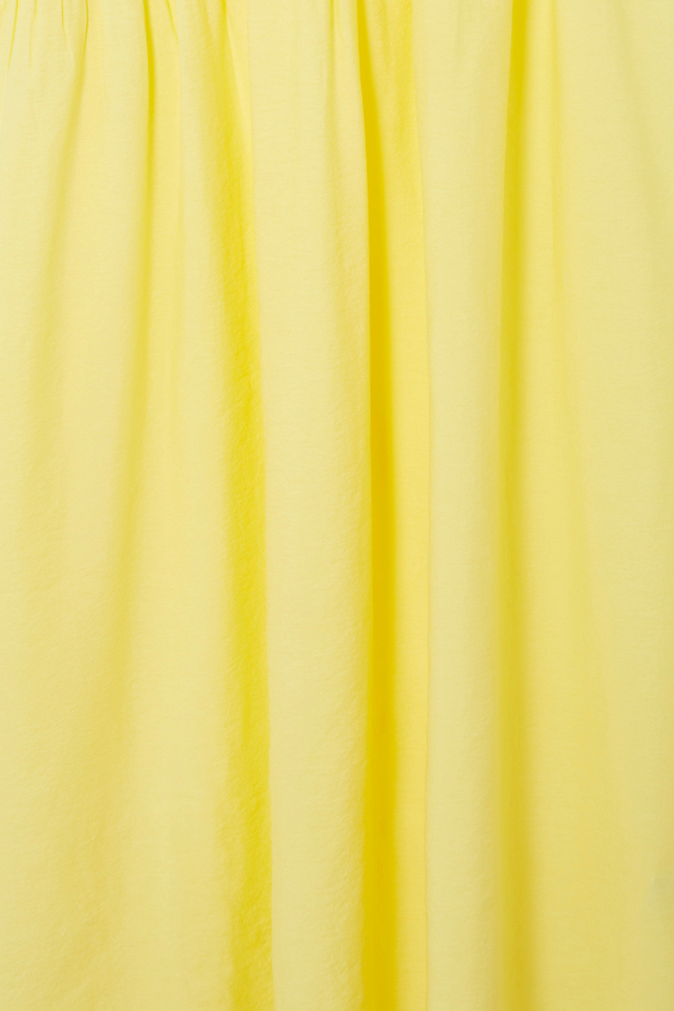 Butter Yellow Shirred Nara Dress、mySite、solidvoid