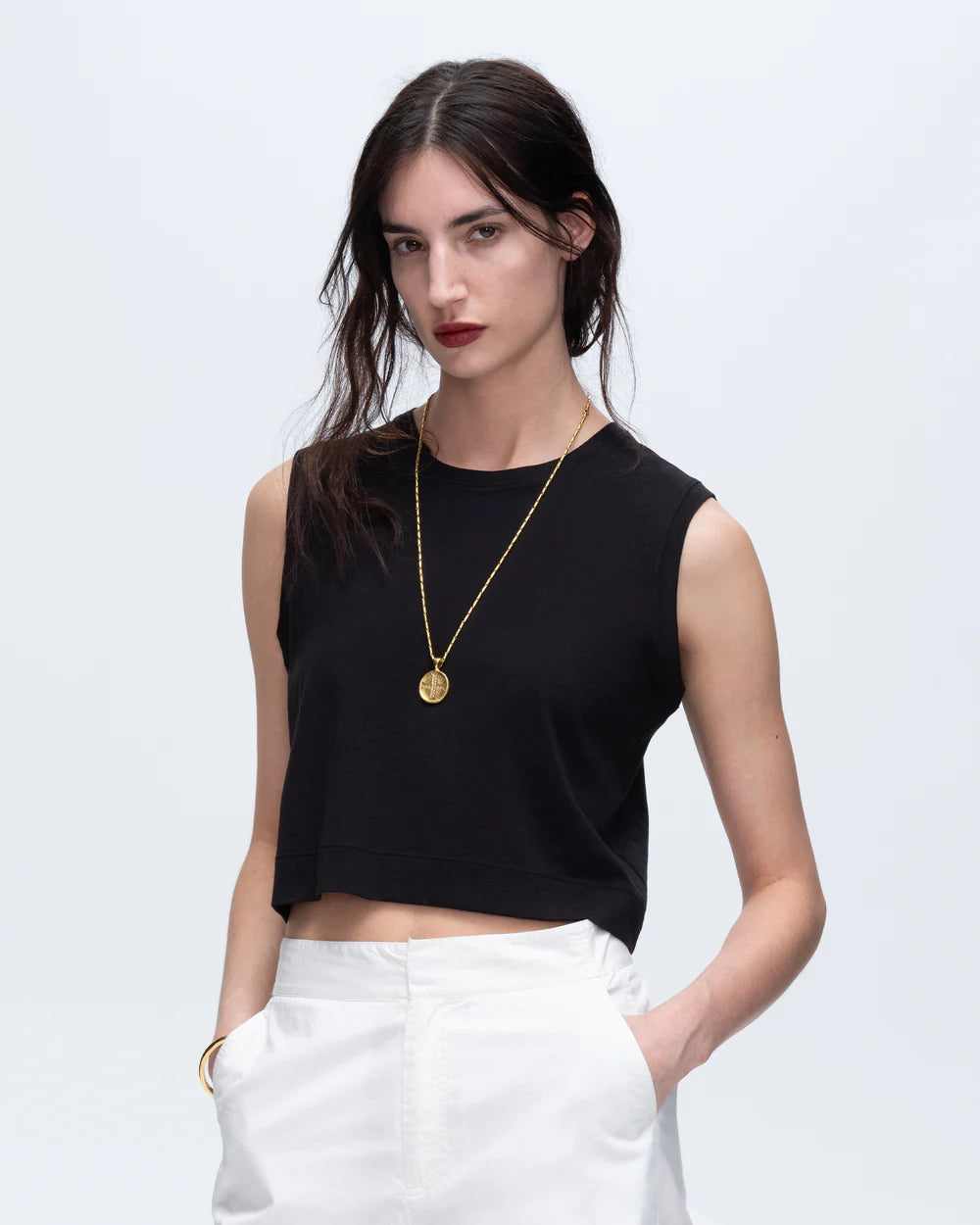 ATM Cropped Muscle Tee、mySite、noshort