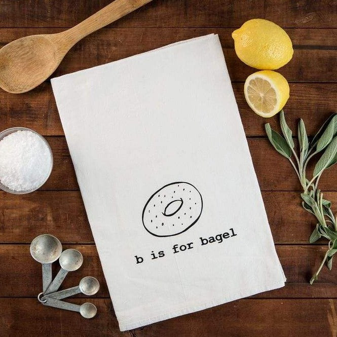 B is for Bagel Tea Towel、mySite、topwebapps