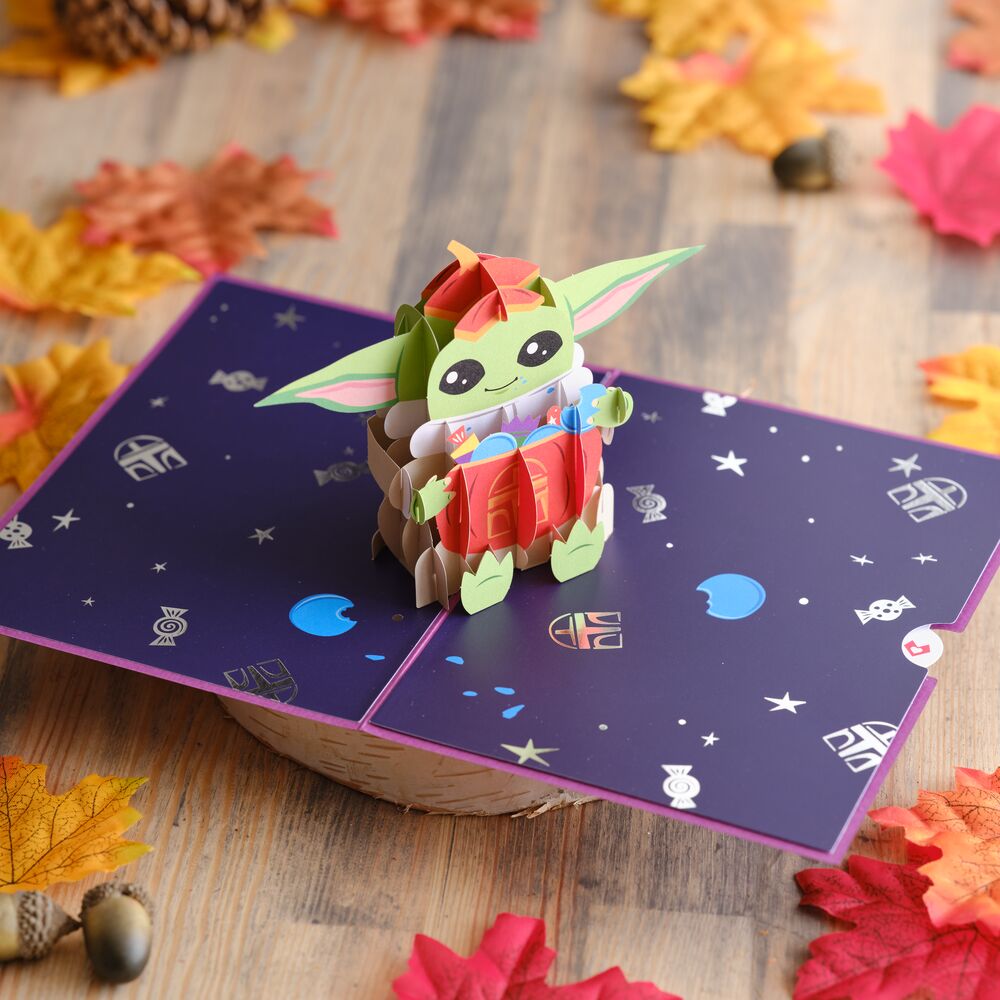 Star Wars™ The Mandalorian™ Grogu™ No Tricks All Treats Pop-Up Card、mySite、solidvoid