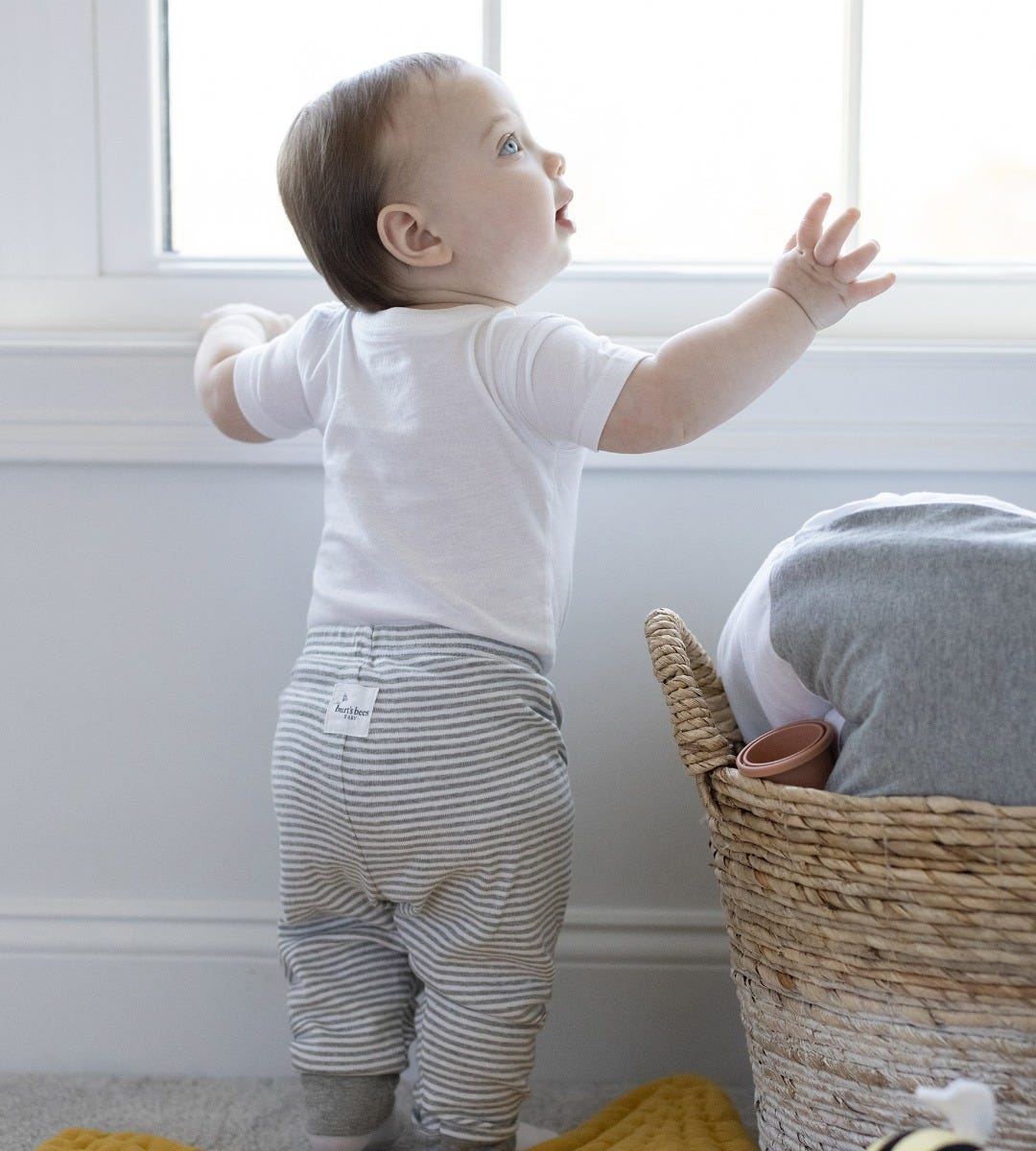 Organic Cotton Footless Baby Pants 2 Pack、mySite、g9winljtr
