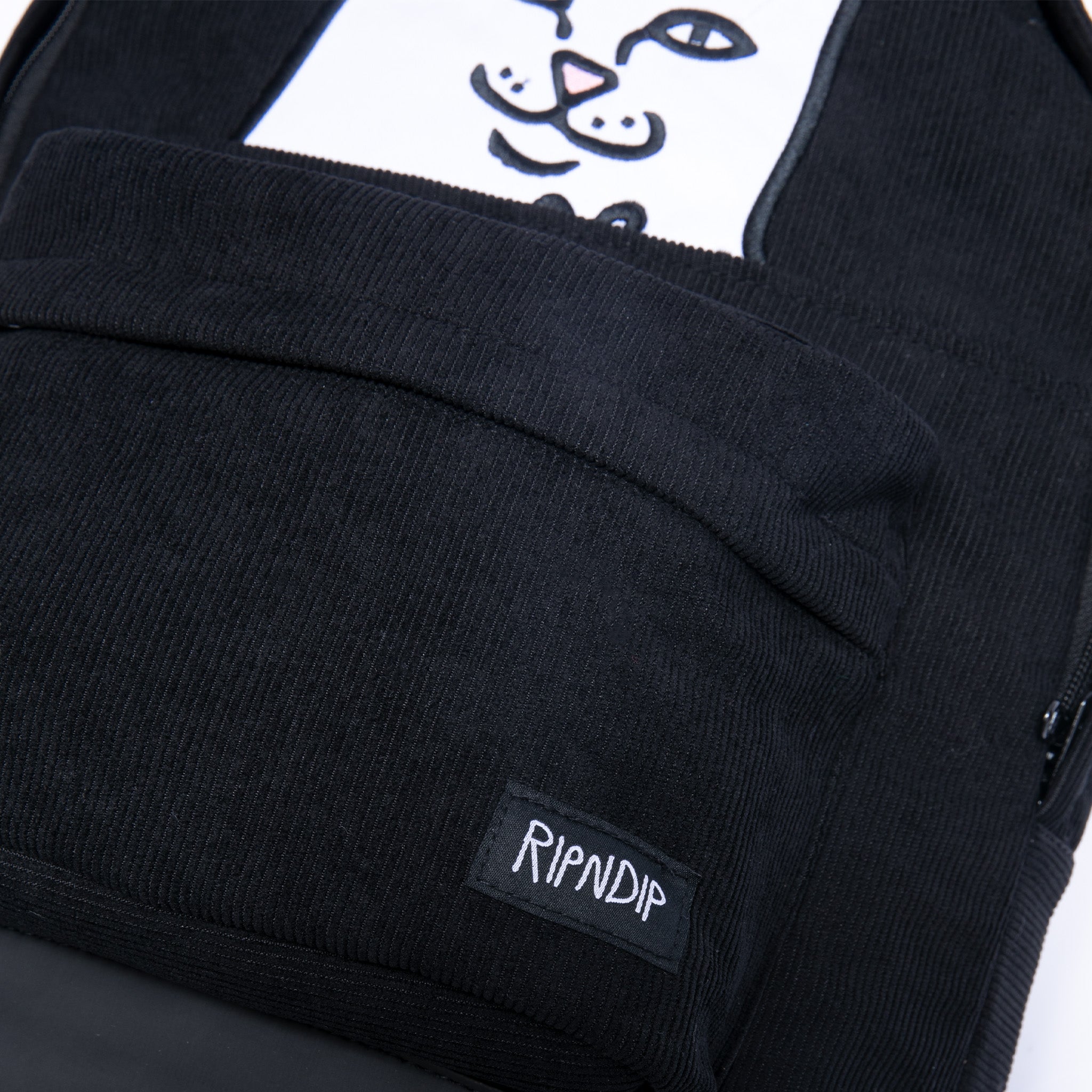  Lord Nermal Corduroy Backpack (Black)、mySite、merchandisen