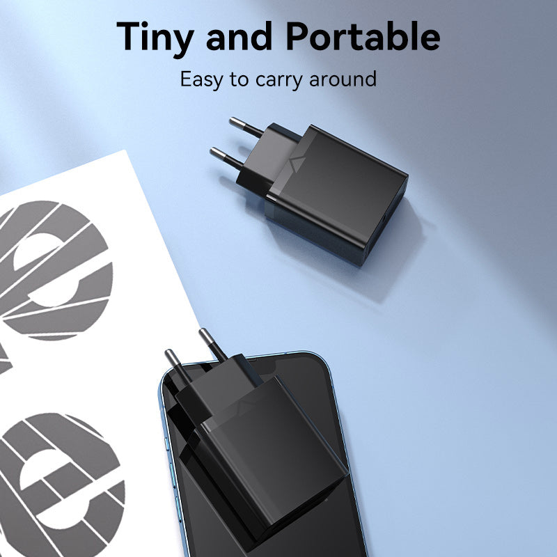 Vention 1-Port USB-C Wall Charger 30W EU-Plug、mySite、fannypackpong