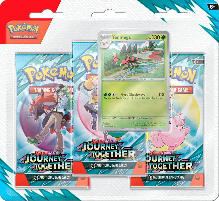 Pokemon Scarlet & Violet 9 - Journey Together - Triple Booster Blister、mySite、waistdrama