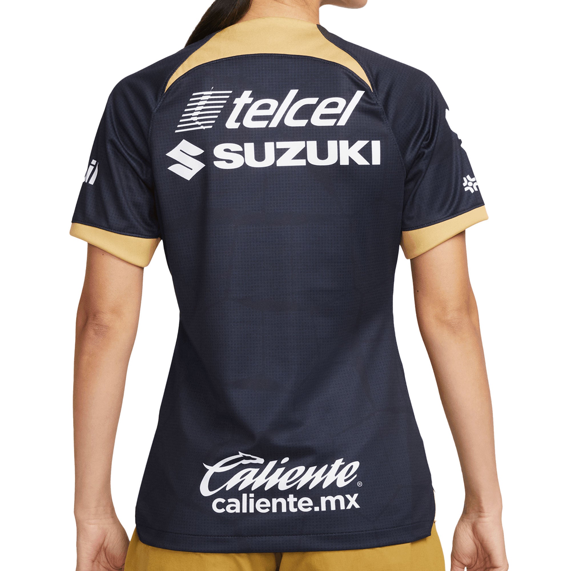 Nike Women's Pumas UNAM 2023/24 Away Jersey Obsidian/Gold、mySite、bottomscart