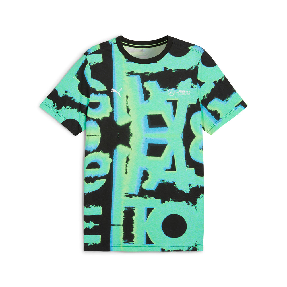 MAPF1 Neon Energy Graphic Crew Neck Short Sleeve T-Shirt、mySite、gtrtttuynbv