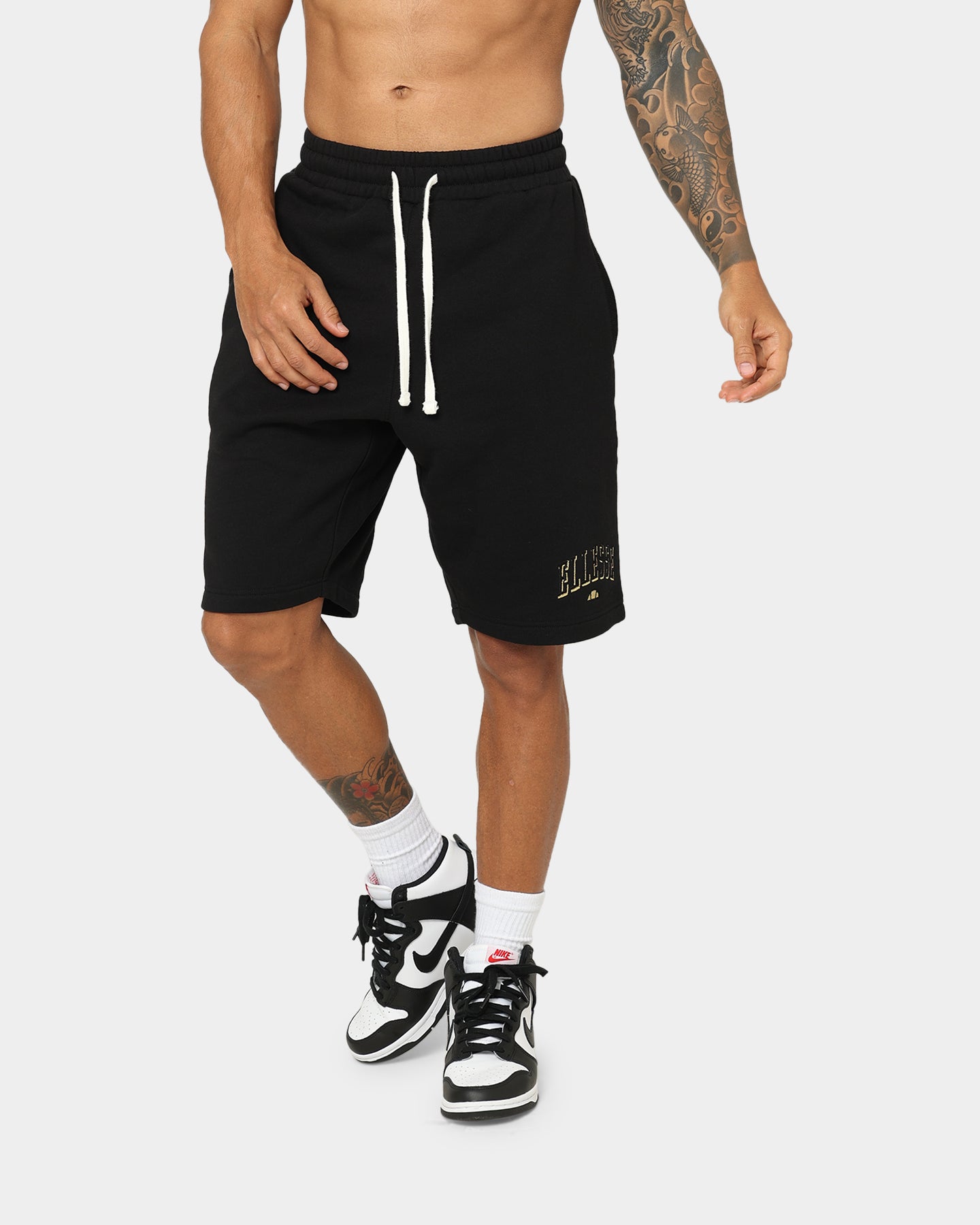 Ellesse Yale Shorts Black/Gold、mySite、zt4zffjzw