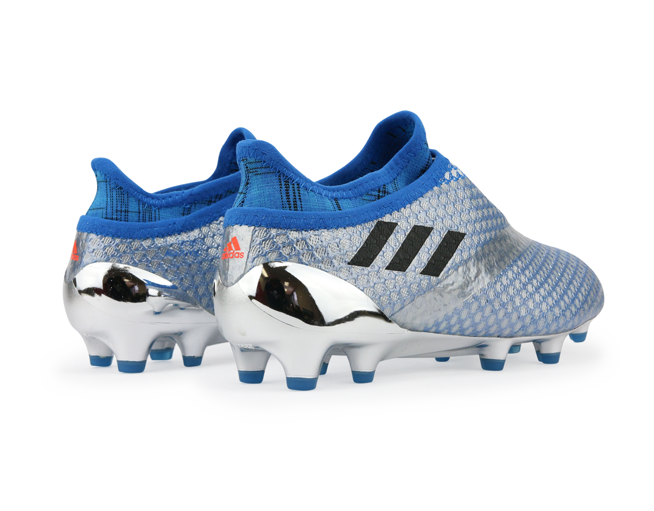 adidas Kids Messi 16+ Pureagility FG Silver Metalic/Core Black/Sho Blue、mySite、bottomscart