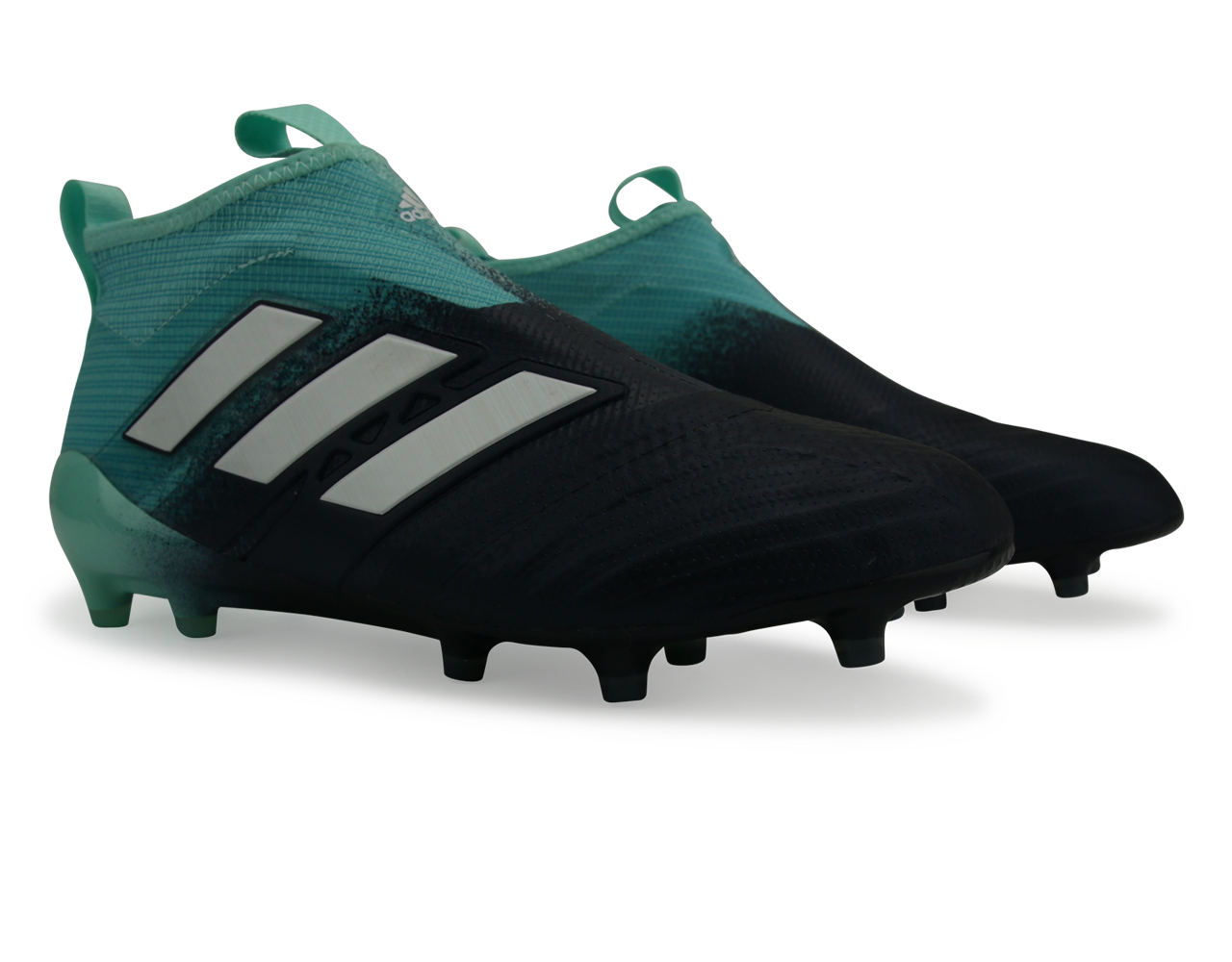 adidas Men's ACE 17+ Purecontrol FG Energy Aqua/White/Legend Ink、mySite、noshort